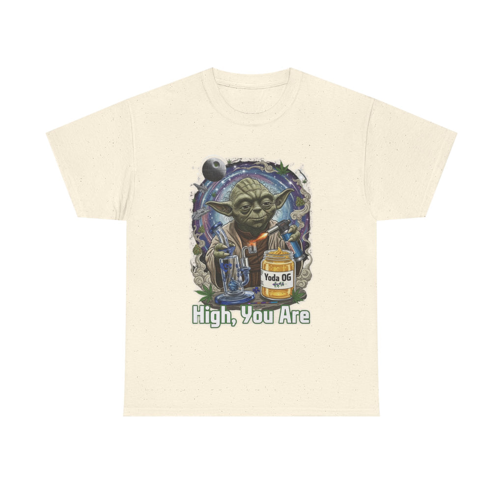 High You Are Space Wizard Tee | 420 Stoner Parody, Retro Nostalgic Graphic