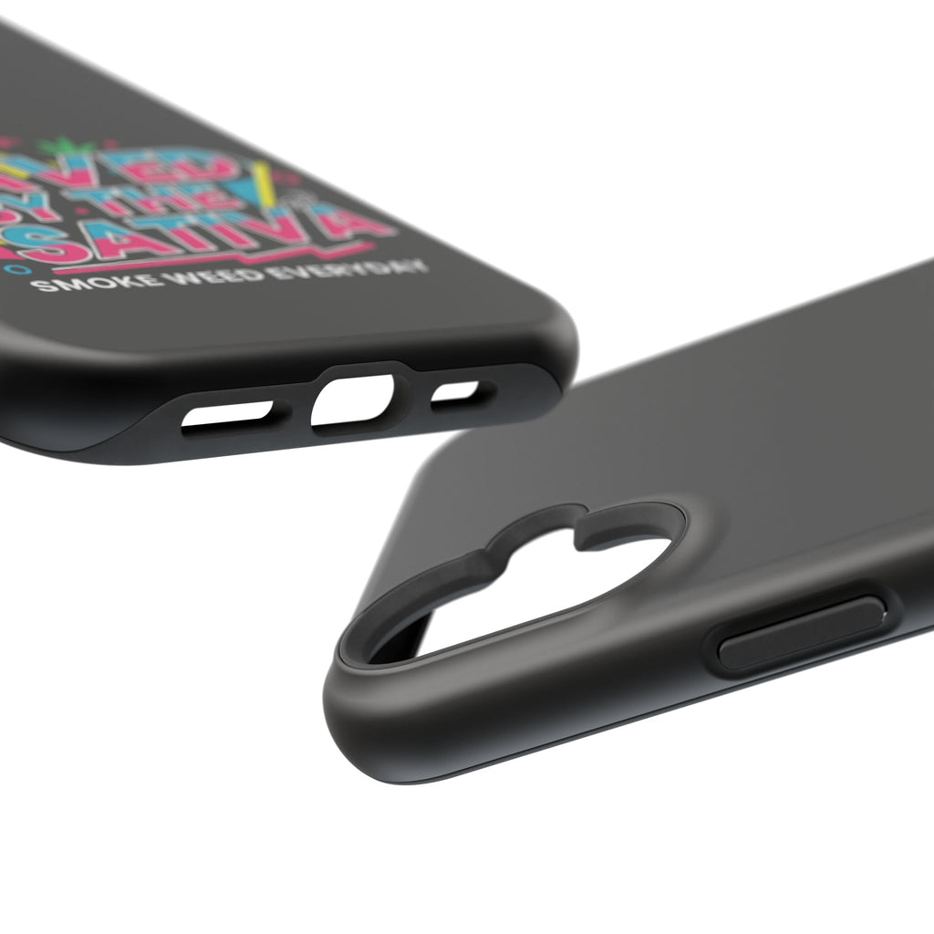 "Saved by the Sativa" Magnetic Impact-Resistant Case- Phone Case for iPhone & Android