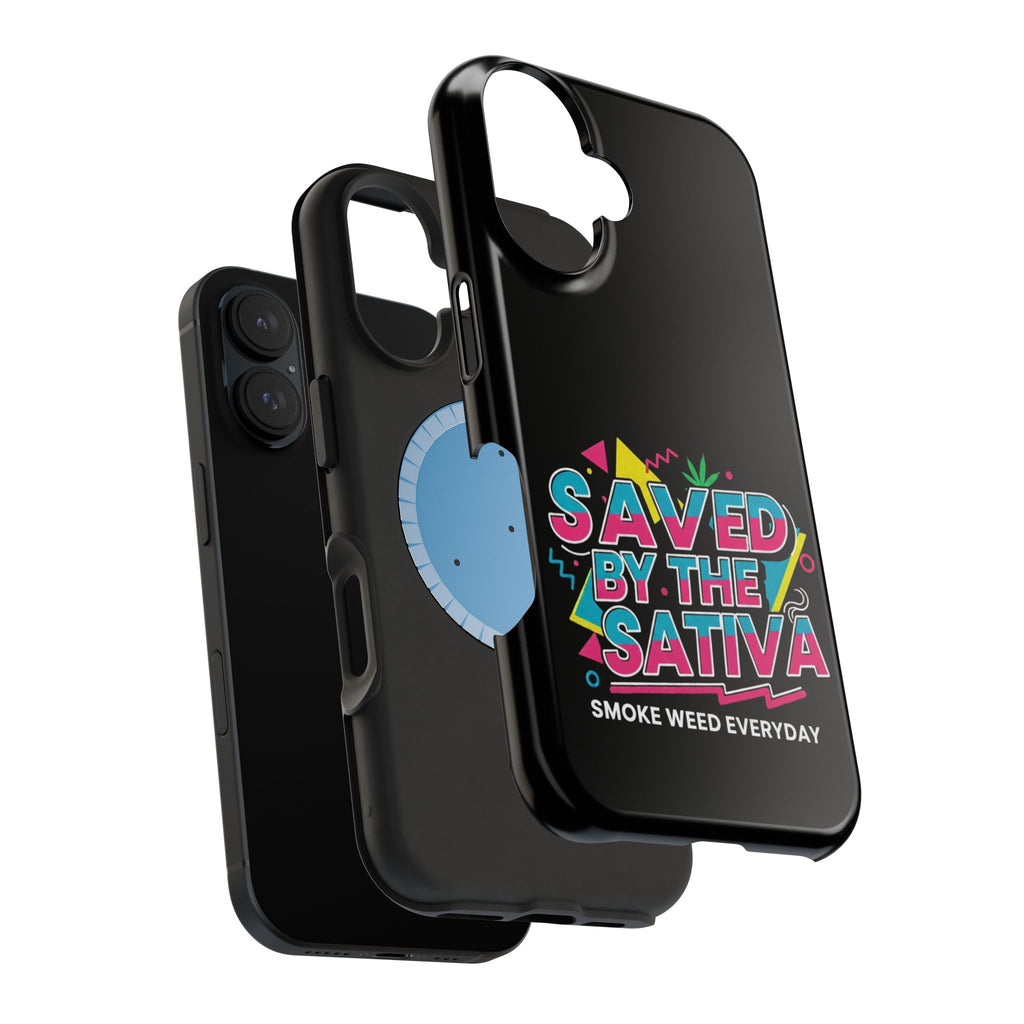 "Saved by the Sativa" Magnetic Impact-Resistant Case- Phone Case for iPhone & Android