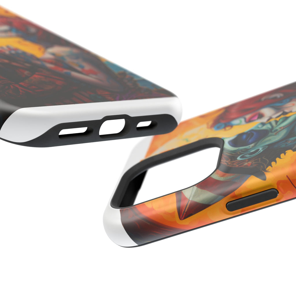 Magnetic Phone Cases - Spooky Lovers Art, Halloween Gifts, Unique Phone Covers, Artistic Phone Accessories, Colorful iPhone Cases