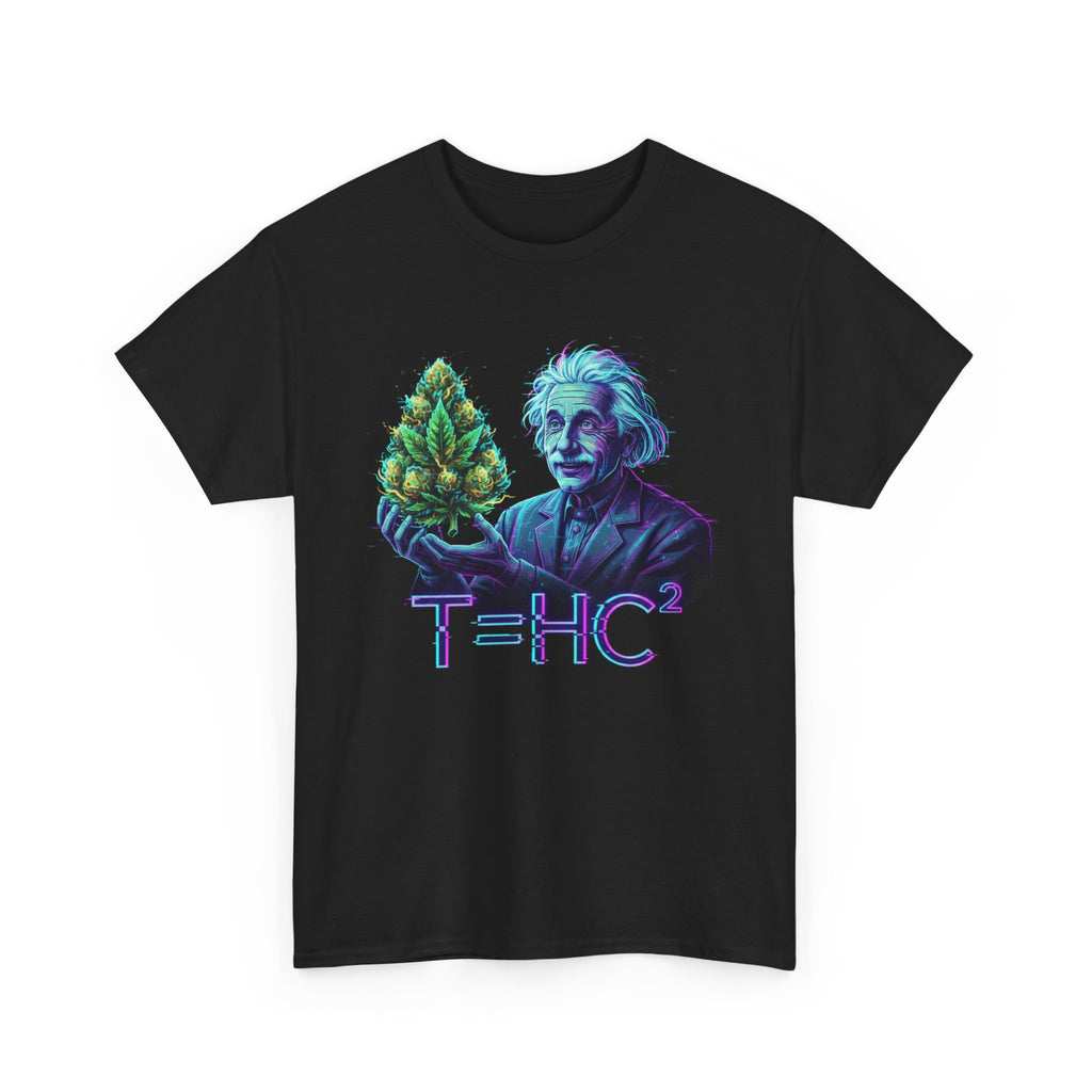 Einstein Holding Nugget T-Shirt | Funny Science Stoner Tee