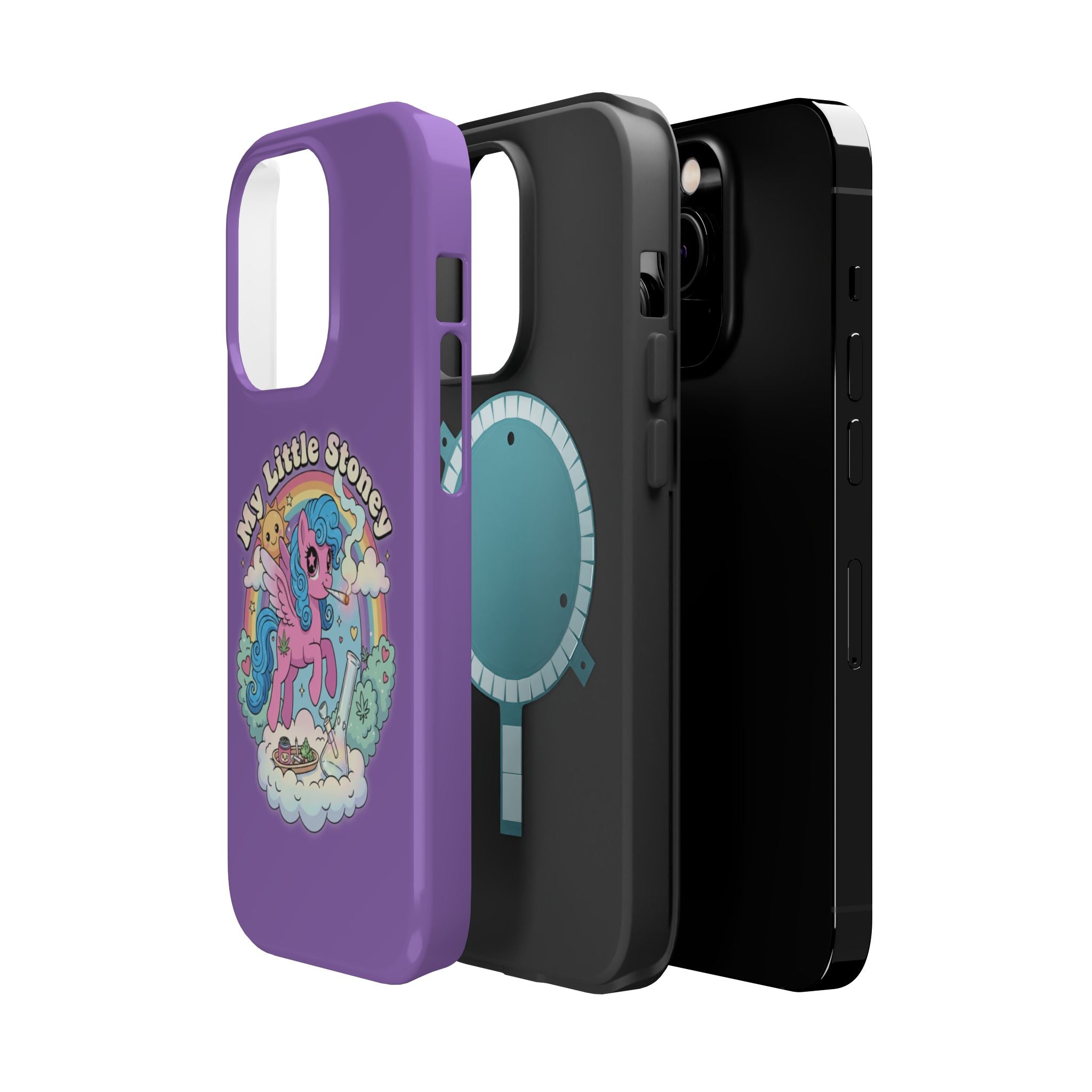 My Little Stoney Phone Case — Cute Rainbow Pony Magnetic Impact-Resistant Case for iPhone and Android
