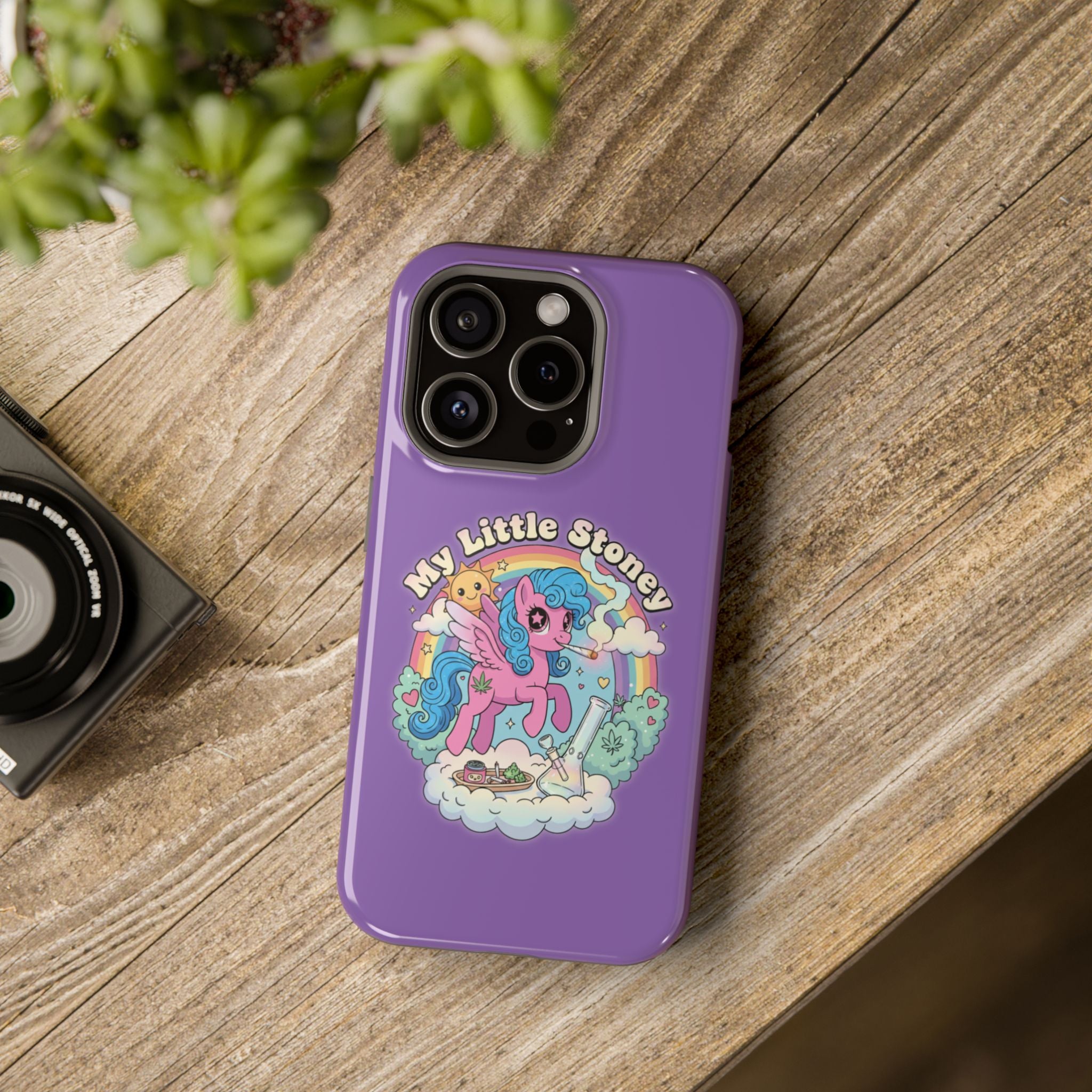 My Little Stoney Phone Case — Cute Rainbow Pony Magnetic Impact-Resistant Case for iPhone and Android