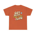 Goy With The Flow--Retro Flower Graphic Tee