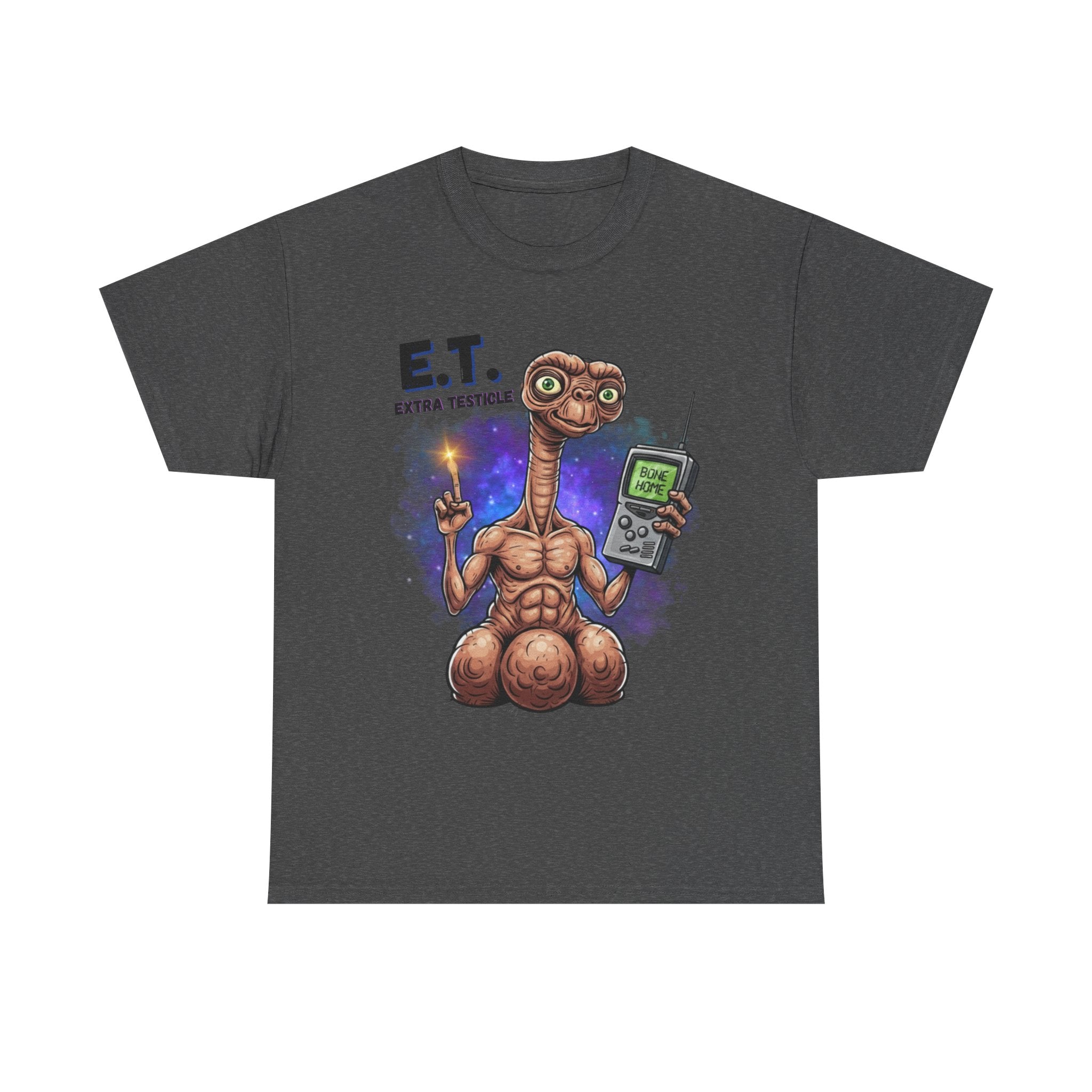 Retro Nostalgic Alien Illustration Tee | Sci-Fi Space Shirt