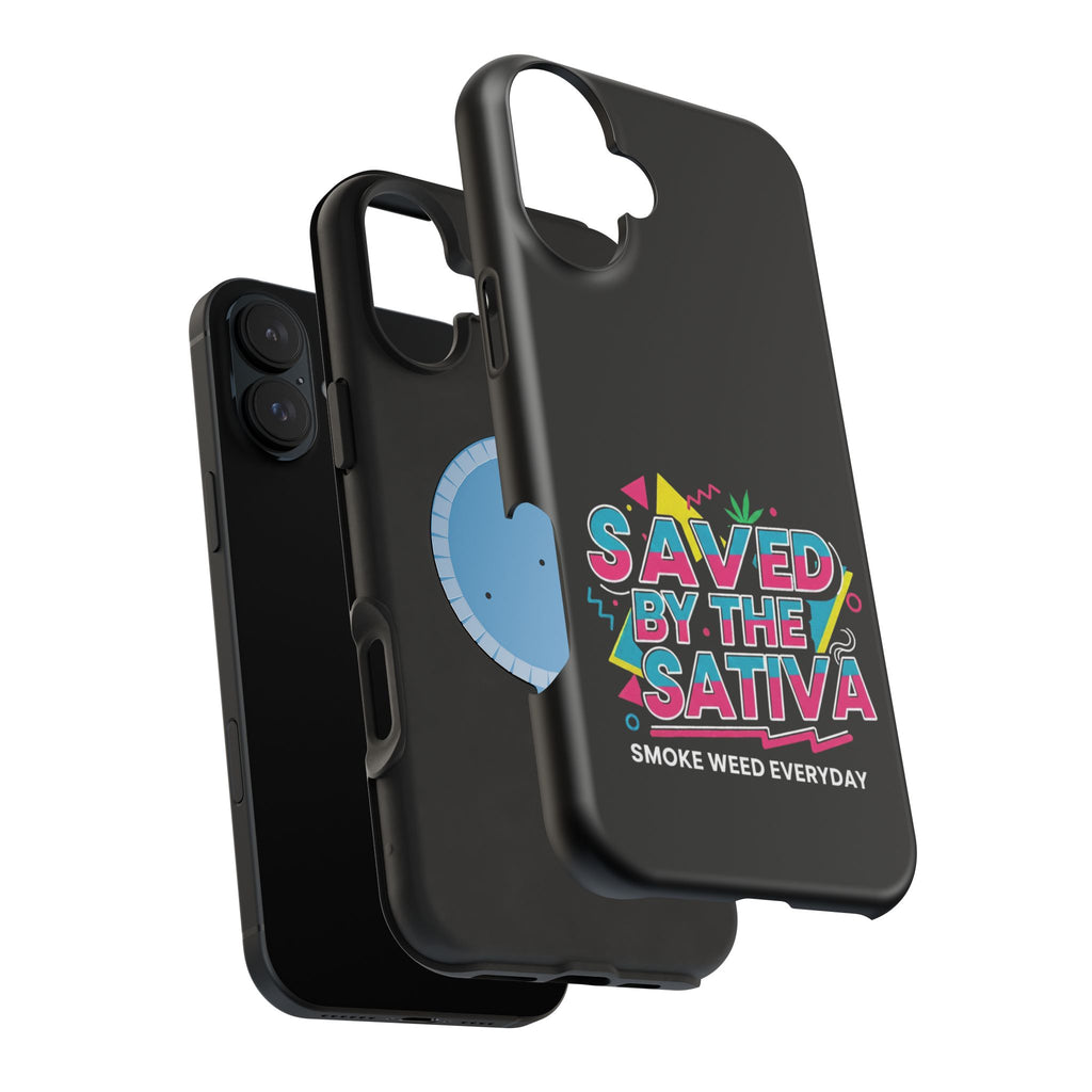 "Saved by the Sativa" Magnetic Impact-Resistant Case- Phone Case for iPhone & Android