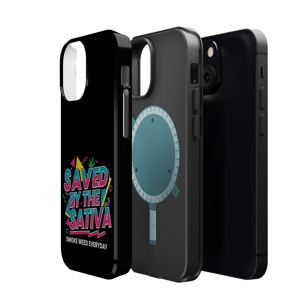 "Saved by the Sativa" Magnetic Impact-Resistant Case- Phone Case for iPhone & Android