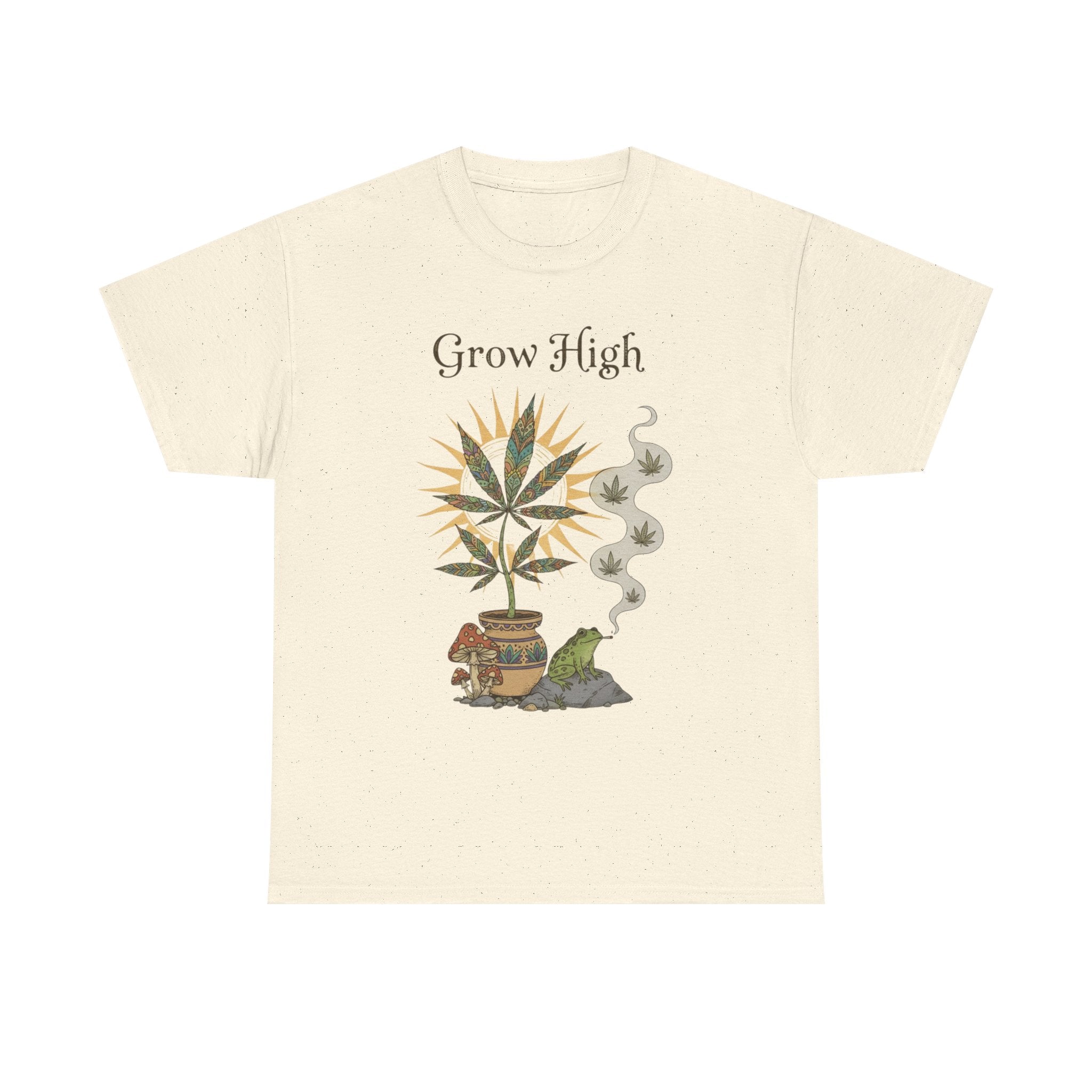 Grow High 420 Tee- Funny Garden Shirt