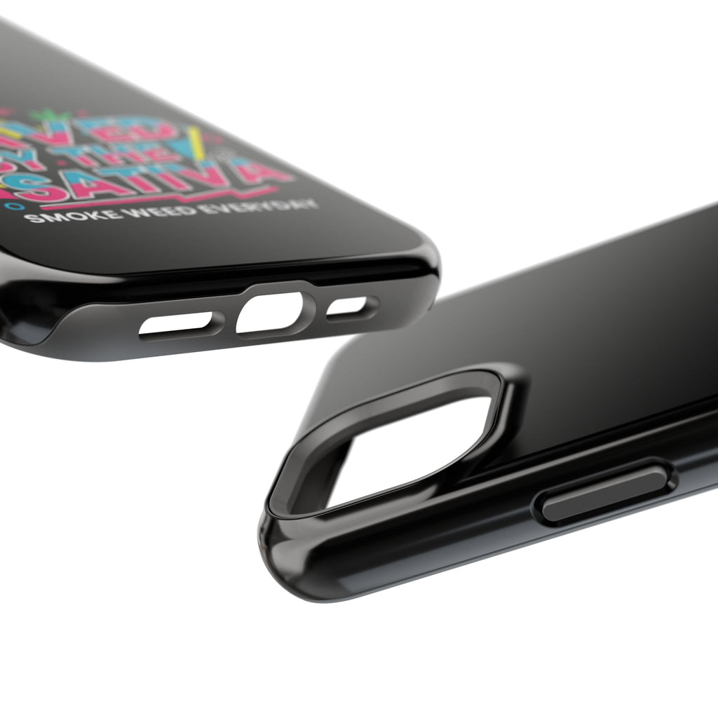 "Saved by the Sativa" Magnetic Impact-Resistant Case- Phone Case for iPhone & Android