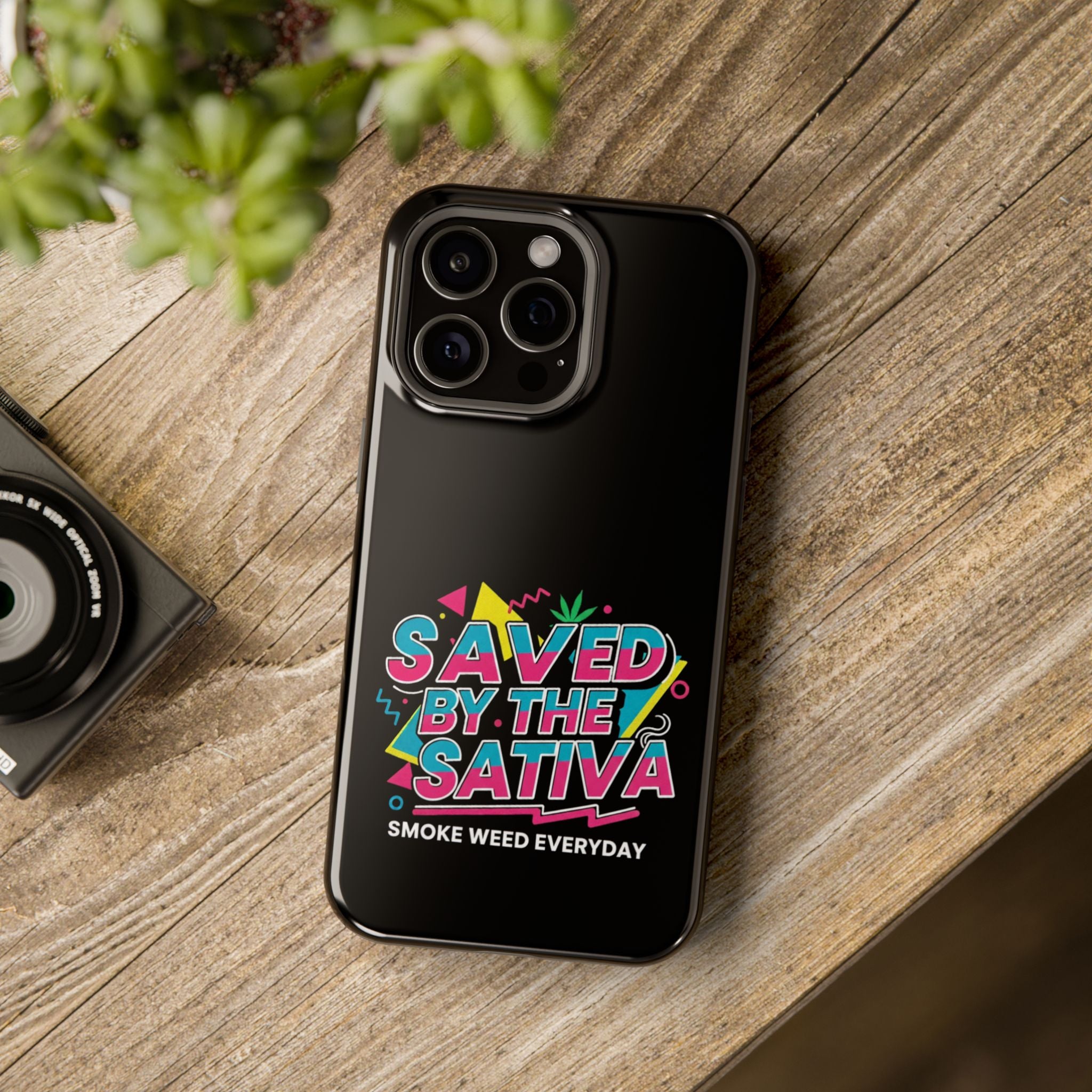 "Saved by the Sativa" Magnetic Impact-Resistant Case- Phone Case for iPhone & Android