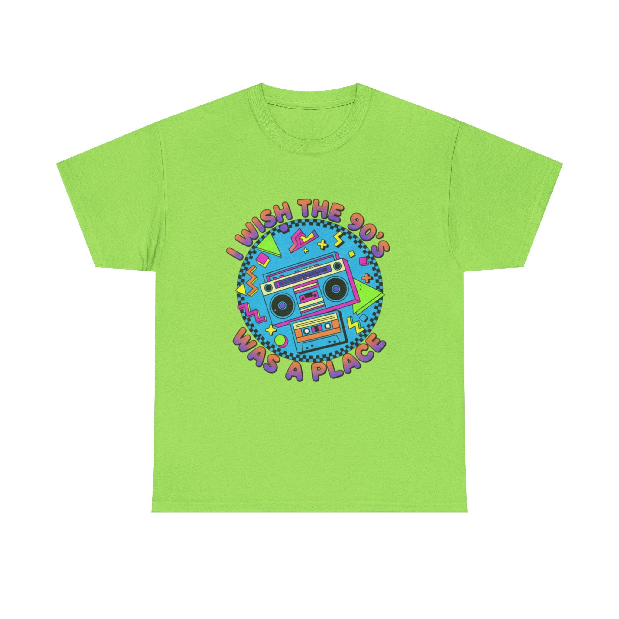 I Wish The 90s Was a Place Retro Boombox T-Shirt
