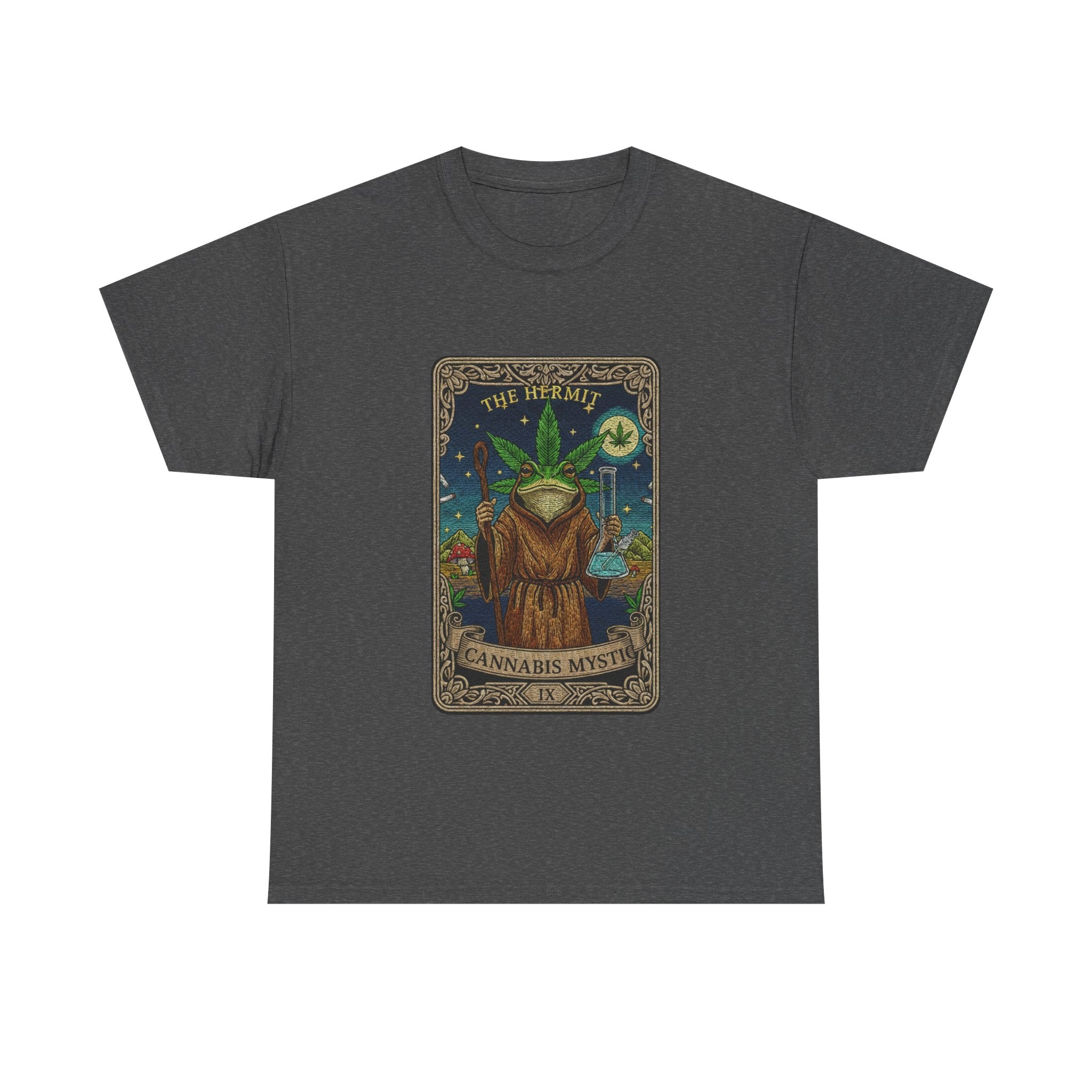420 Mystic Hermit Tarot Tee | Psychedelic Plant Art