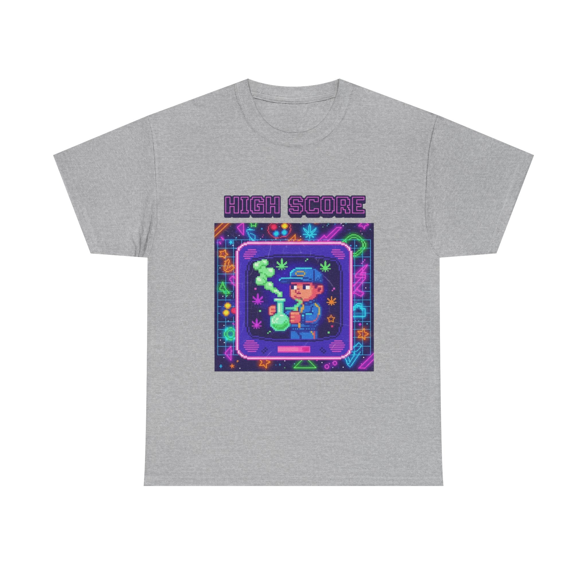 Retro Gamer Unisex Tee, High Score Tee, Video Game Shirt, Gamer Gift, Nostalgic Apparel, Fun Casual Wear