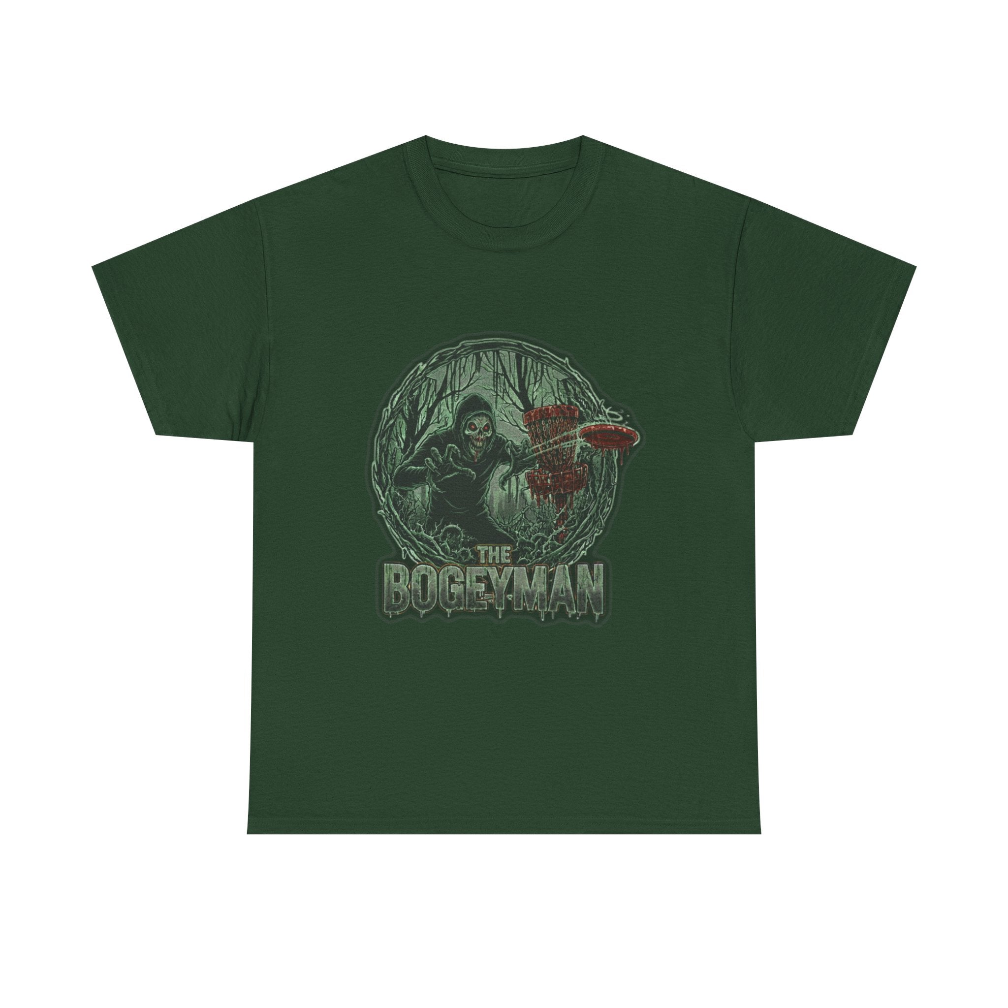 Mystical Bogeyman Disc Golf Tee | Unique Graphic T-Shirt, Halloween Costume, Horror Fans Gift, Unisex Fashion, Spooky Vibe, Casual Wear