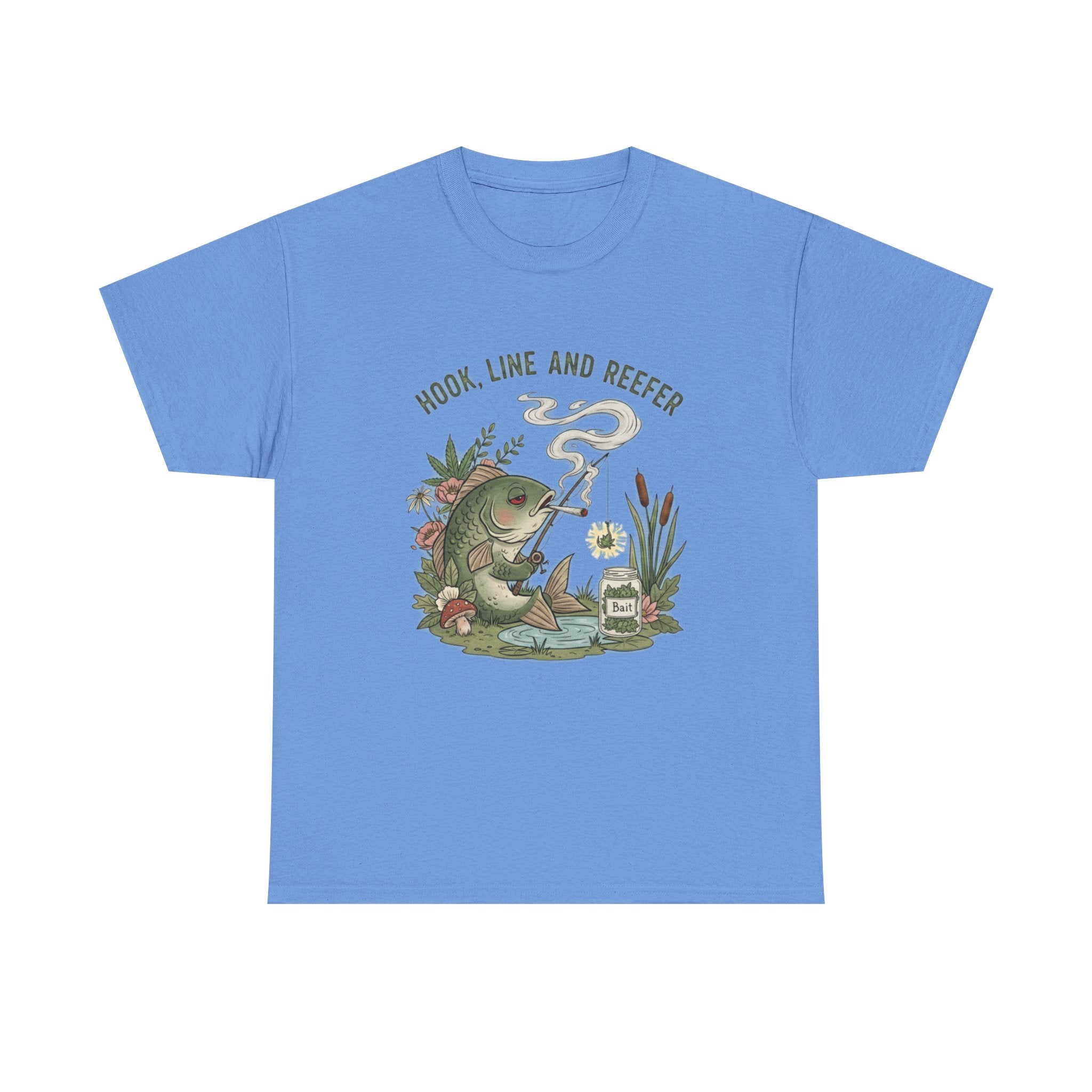 Hook, Line and Reefer Stoner Fishing Tee