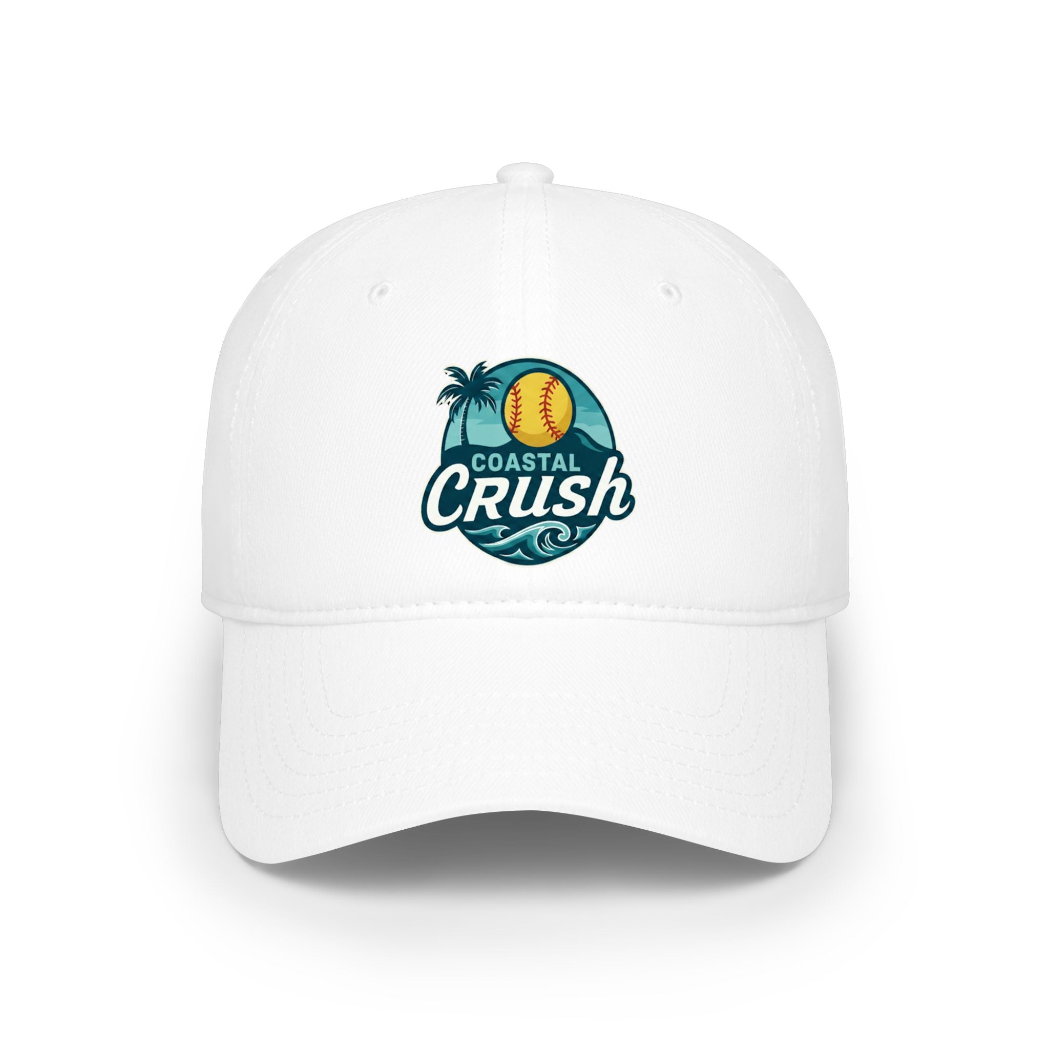 Coastal Crush Logo Baseball Cap | Beach Palm Wave Surf Hat