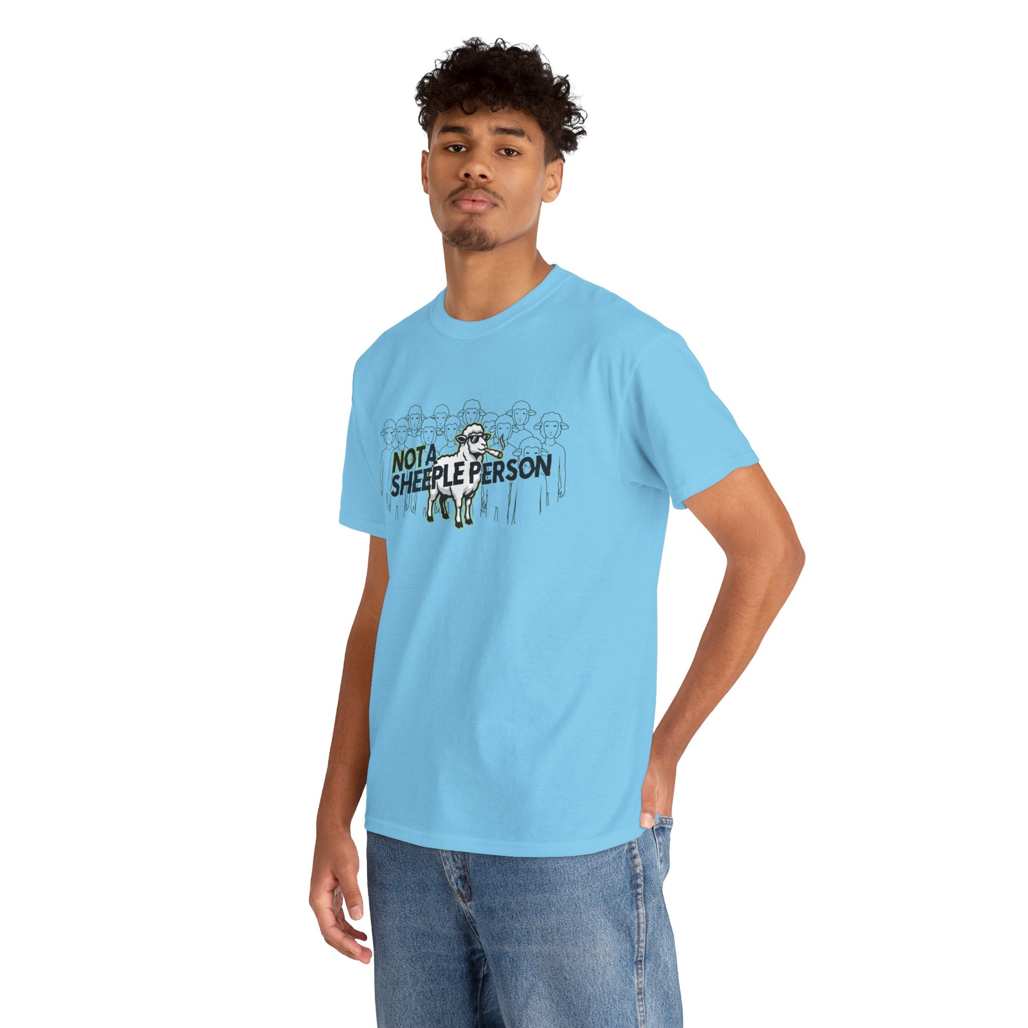 Not a Sheeple T‑Shirt — Anti‑Conformity / No NPC Graphic Tee