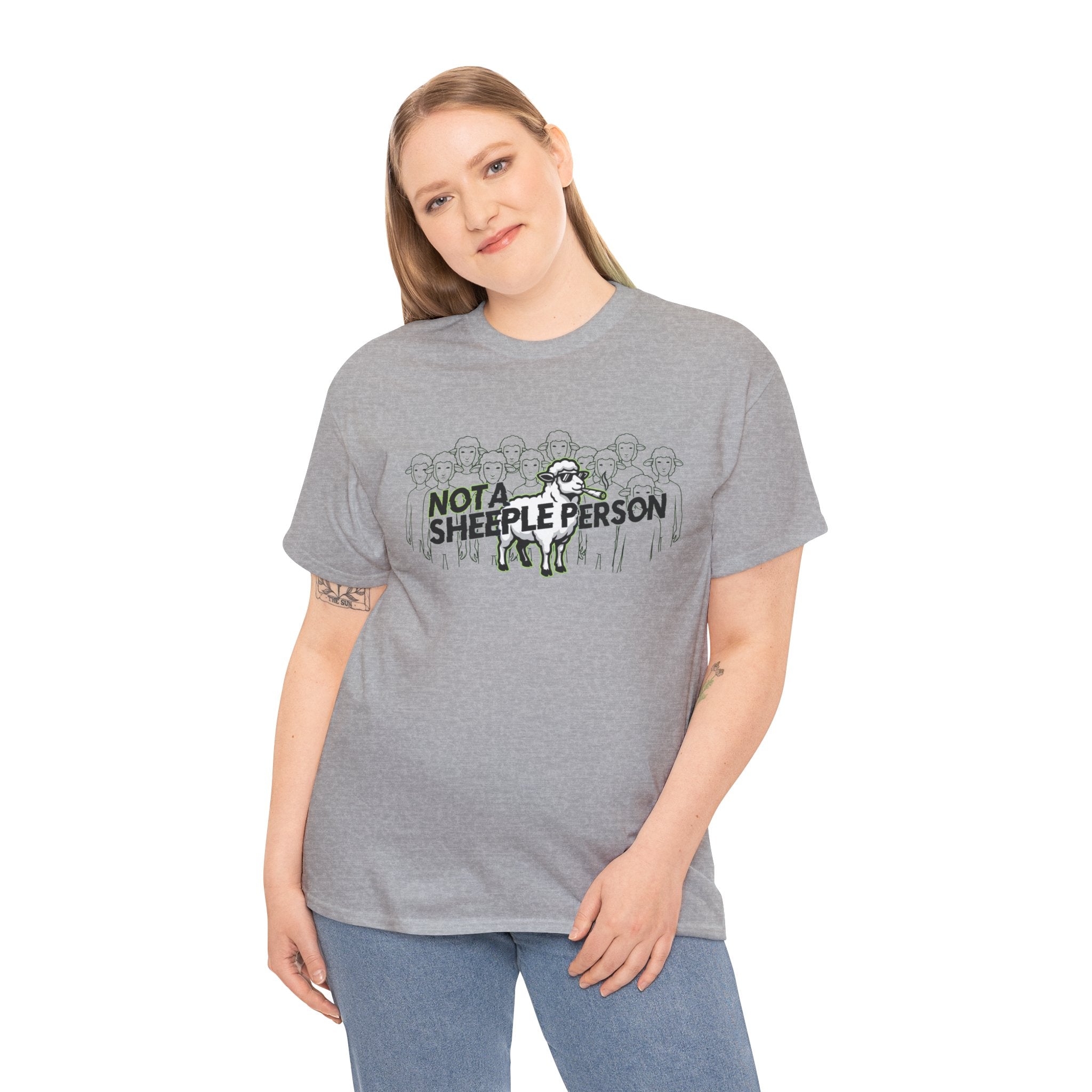 Not a Sheeple T‑Shirt — Anti‑Conformity / No NPC Graphic Tee