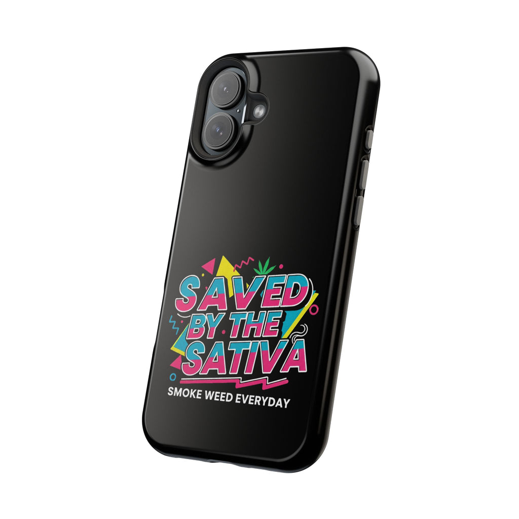 "Saved by the Sativa" Magnetic Impact-Resistant Case- Phone Case for iPhone & Android