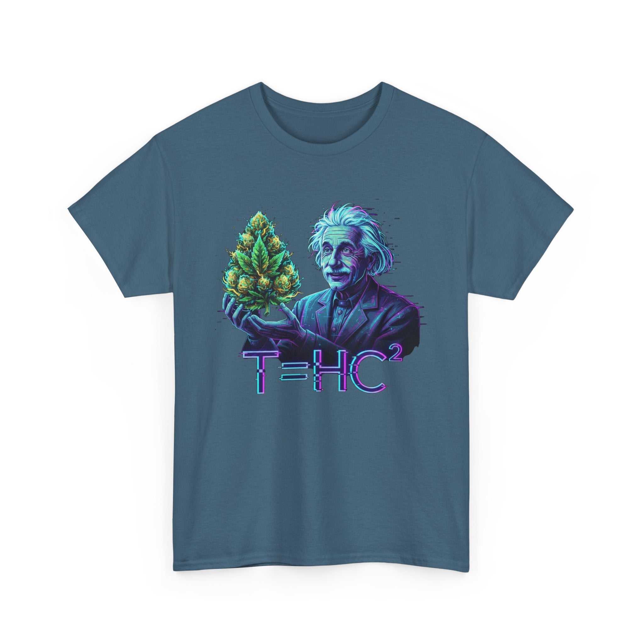 Einstein Holding Nugget T-Shirt | Funny Science Stoner Tee