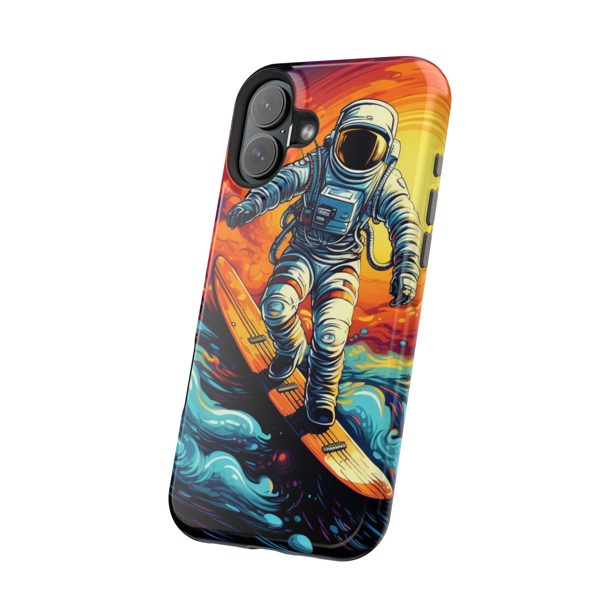 Astronaut Surfing Tough Case | Galaxy Phone Cover, Space Lover Gift, Unique Phone Case, Trendy Tech Accessory, Cool Gift Idea