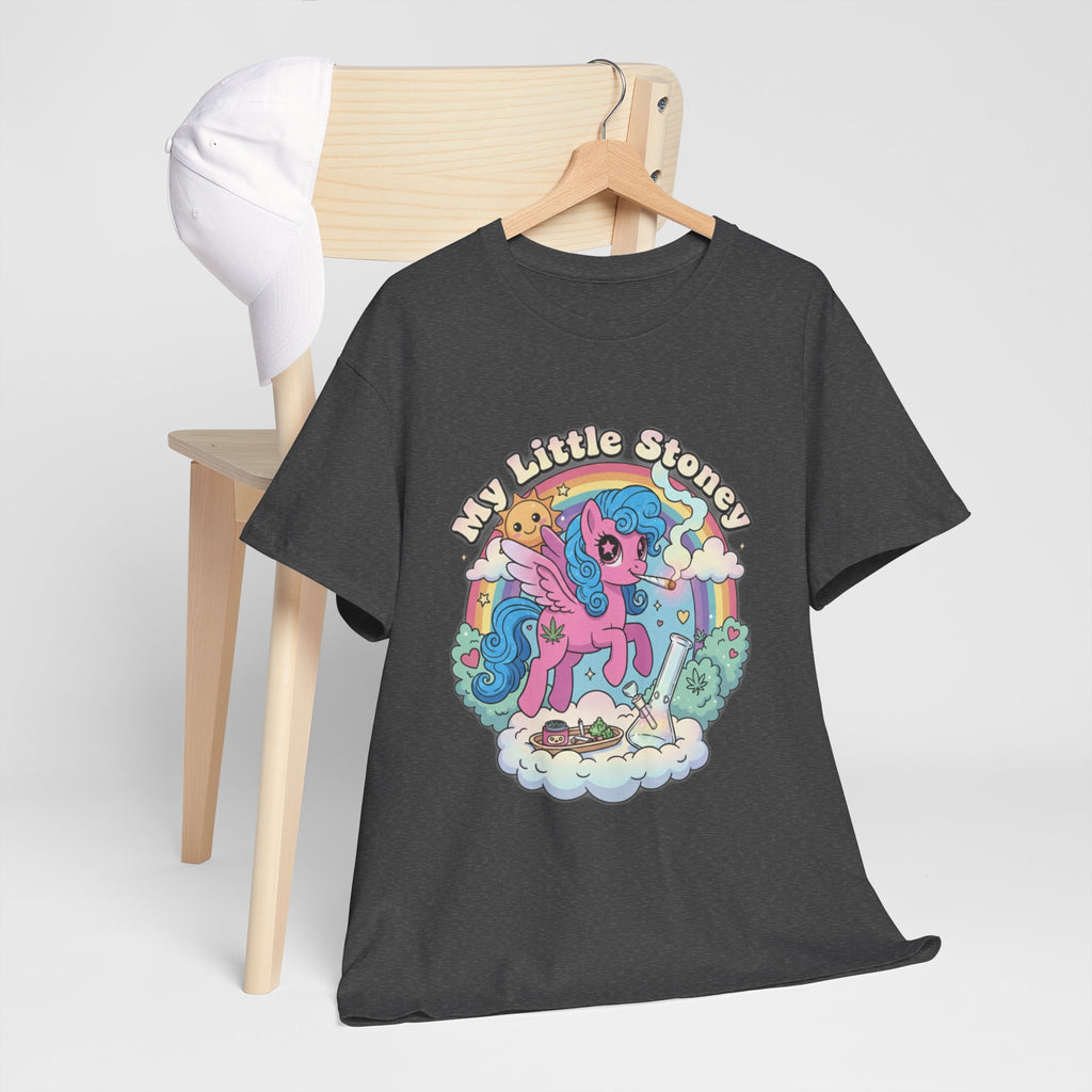Stony Pony Parody Shirt | 80s Retro Cartoon Stoner Tee