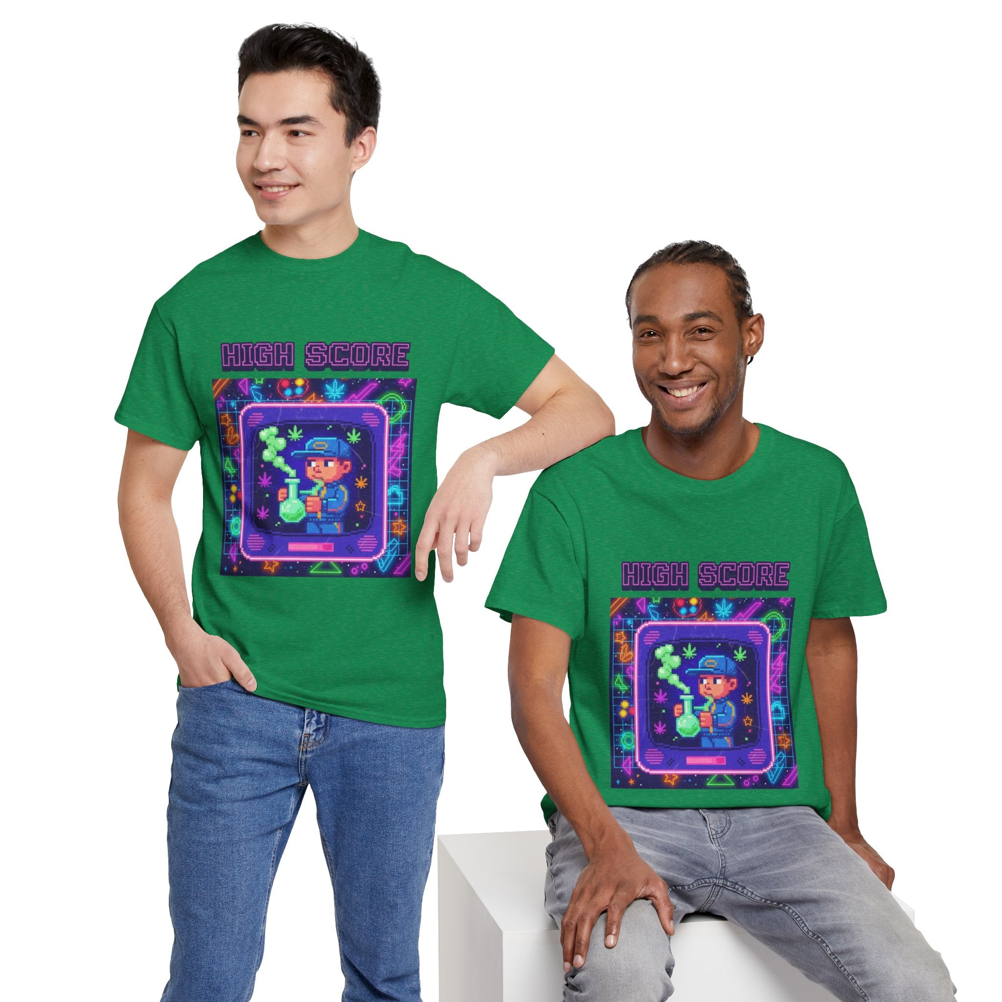 Retro Gamer Unisex Tee, High Score Tee, Video Game Shirt, Gamer Gift, Nostalgic Apparel, Fun Casual Wear