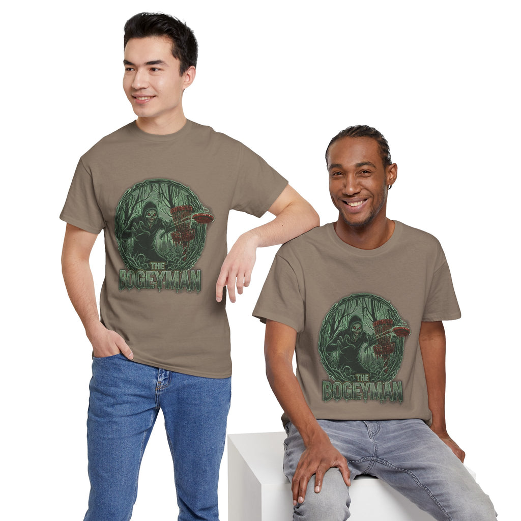 Mystical Bogeyman Disc Golf Tee | Unique Graphic T-Shirt, Halloween Costume, Horror Fans Gift, Unisex Fashion, Spooky Vibe, Casual Wear