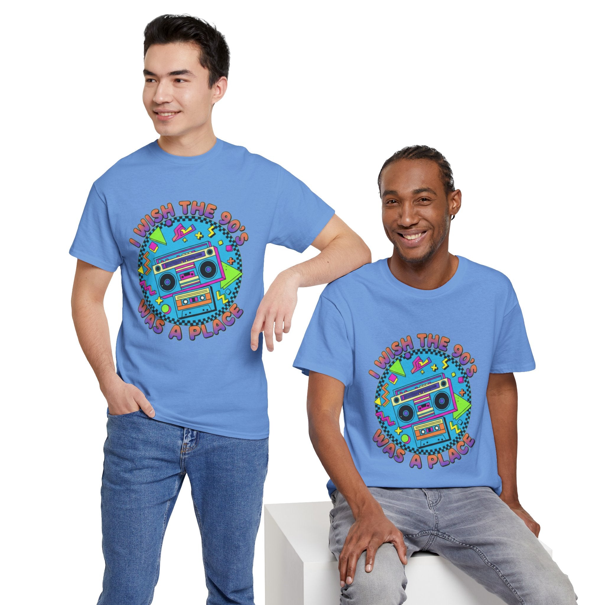 I Wish The 90s Was a Place Retro Boombox T-Shirt