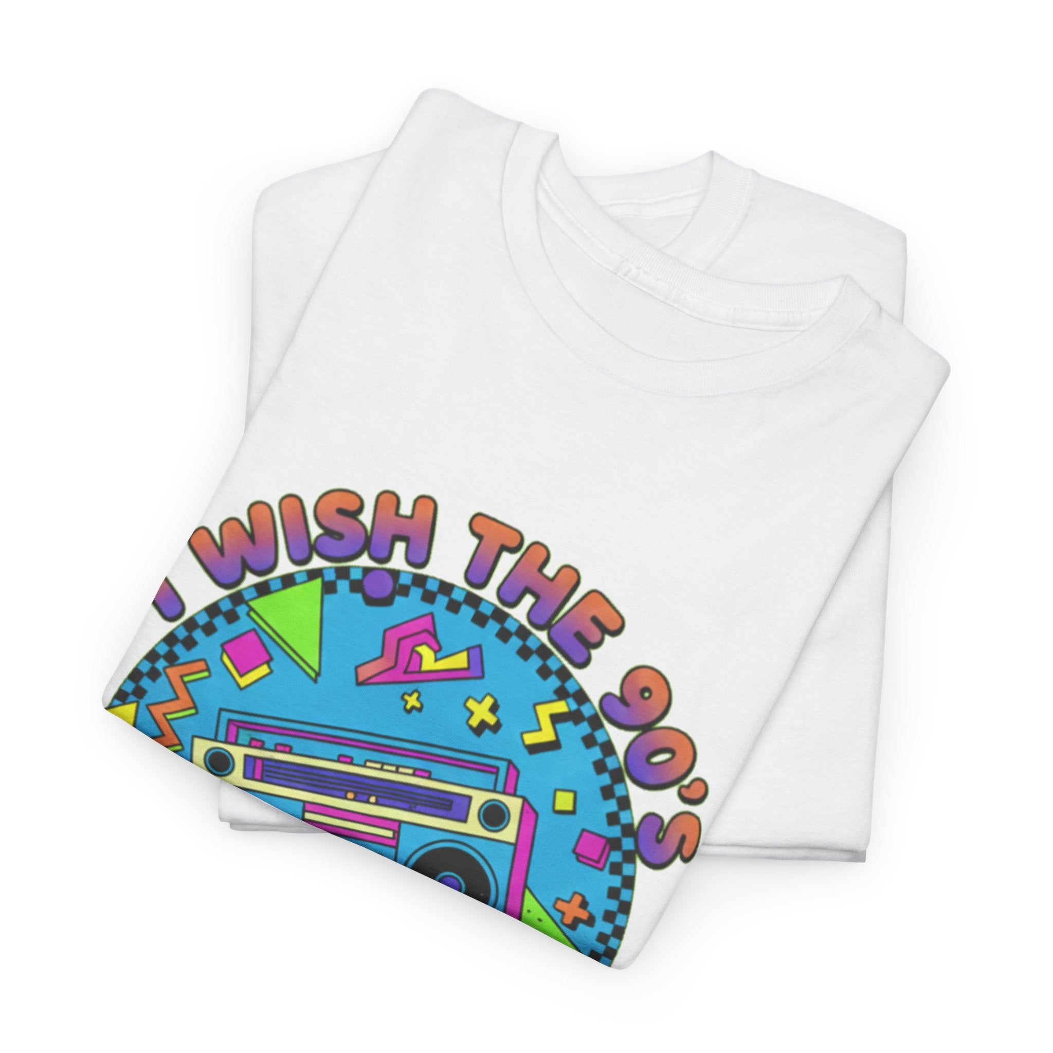 I Wish The 90s Was a Place Retro Boombox T-Shirt