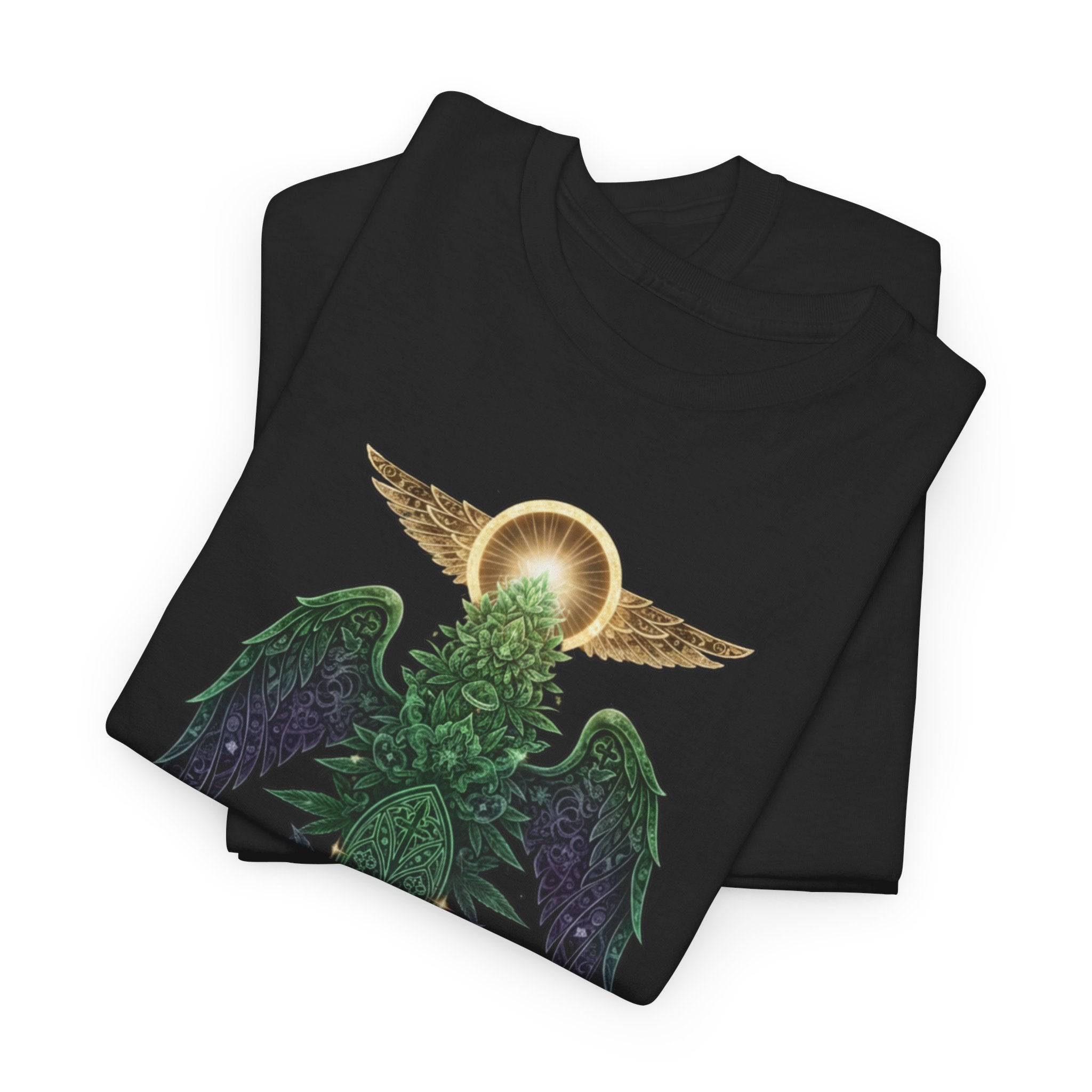 Flower of God- Angel T-Shirt | Retro Botanical Stoner Religious Tee