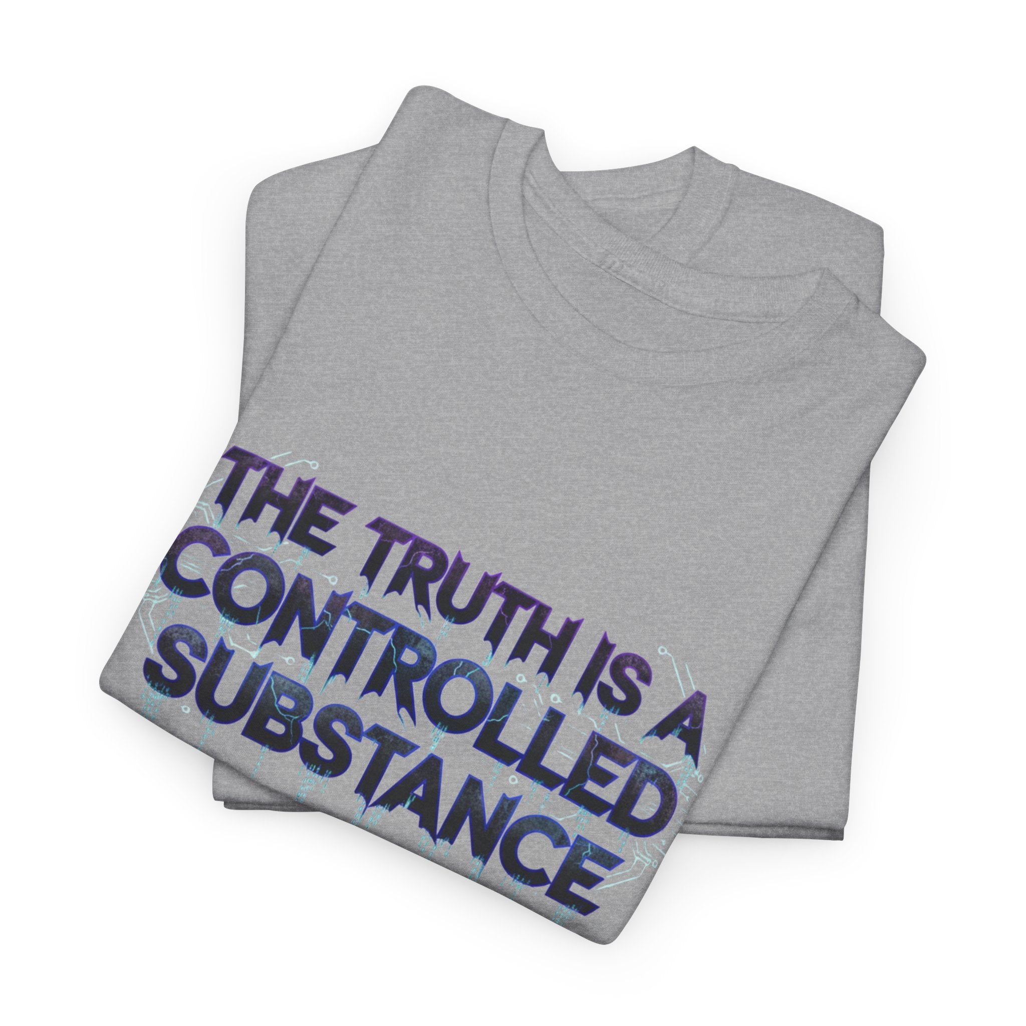 The Truth Is A Controlled Substance T Shirt Matrix Style Truth Seeker Conspiracy Tee
