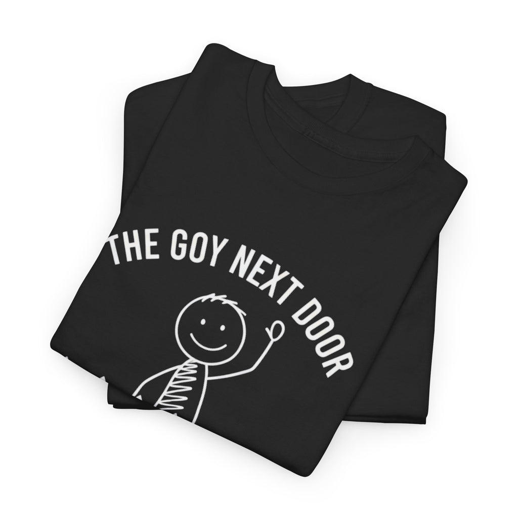 The Goy Next Door Funny Fence Graphic Tee