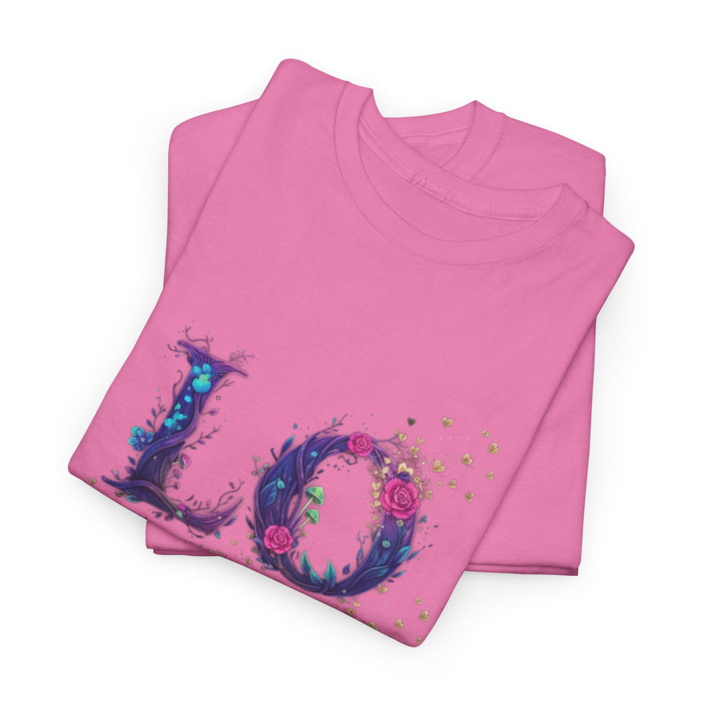 Watercolor Galaxy LOVE T-Shirt | Typographic Love Floral Splash, Valentine's day Tee