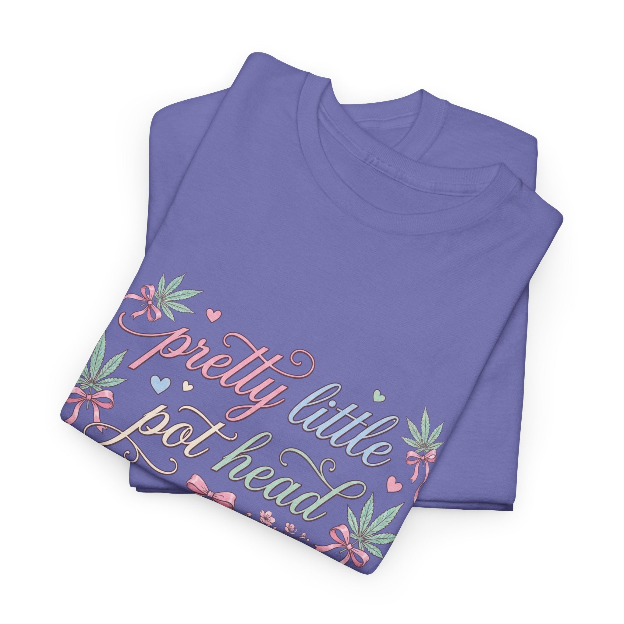 Pretty Little Pot Head Floral Script Tee