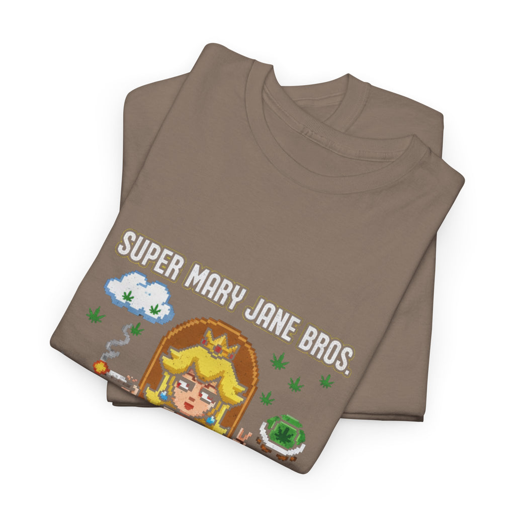 Super Mary Jane Bros Princess Mushroom Tee | Toadstool Kingdom 4-20 Nostalgic Gamer Shirt