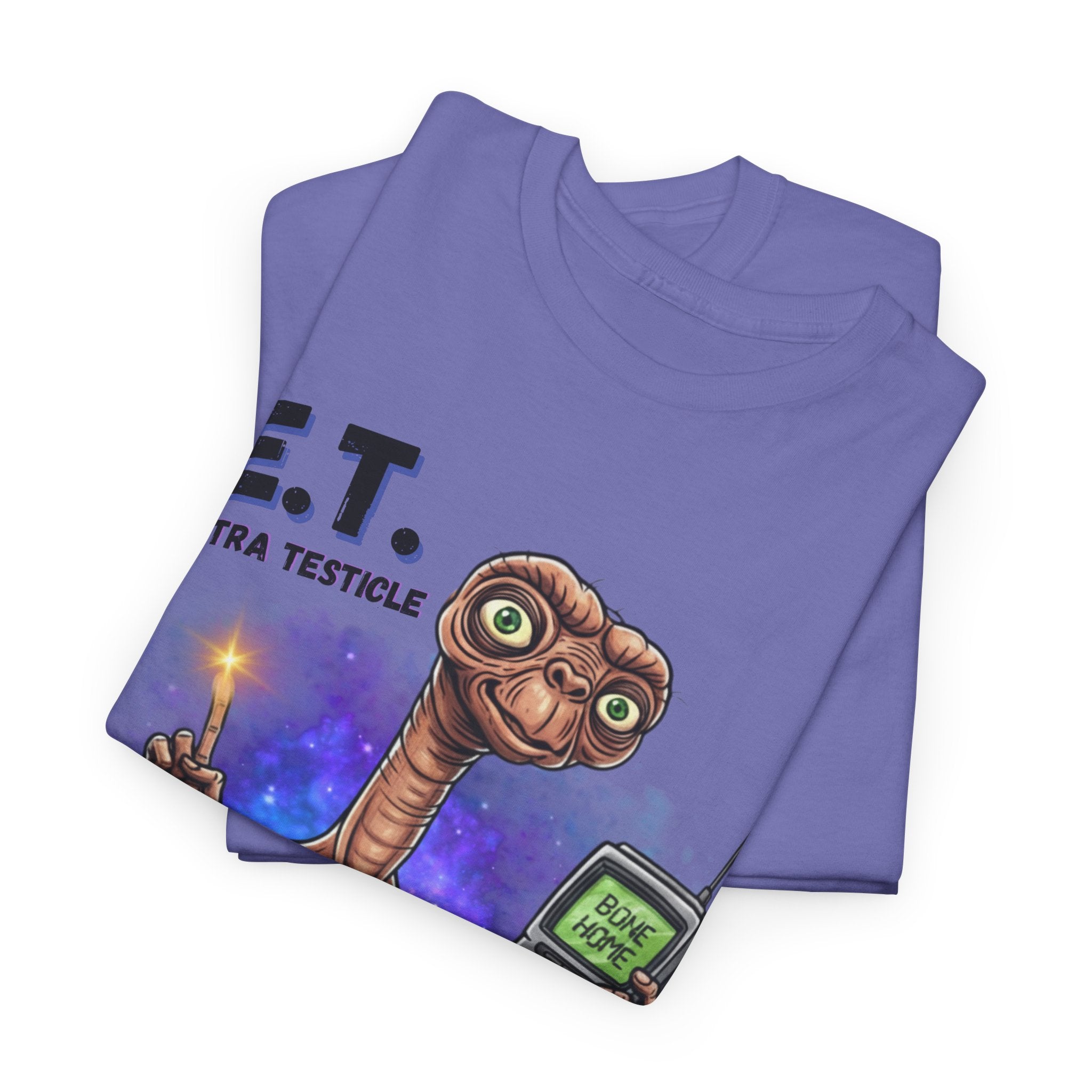 Retro Nostalgic Alien Illustration Tee | Sci-Fi Space Shirt
