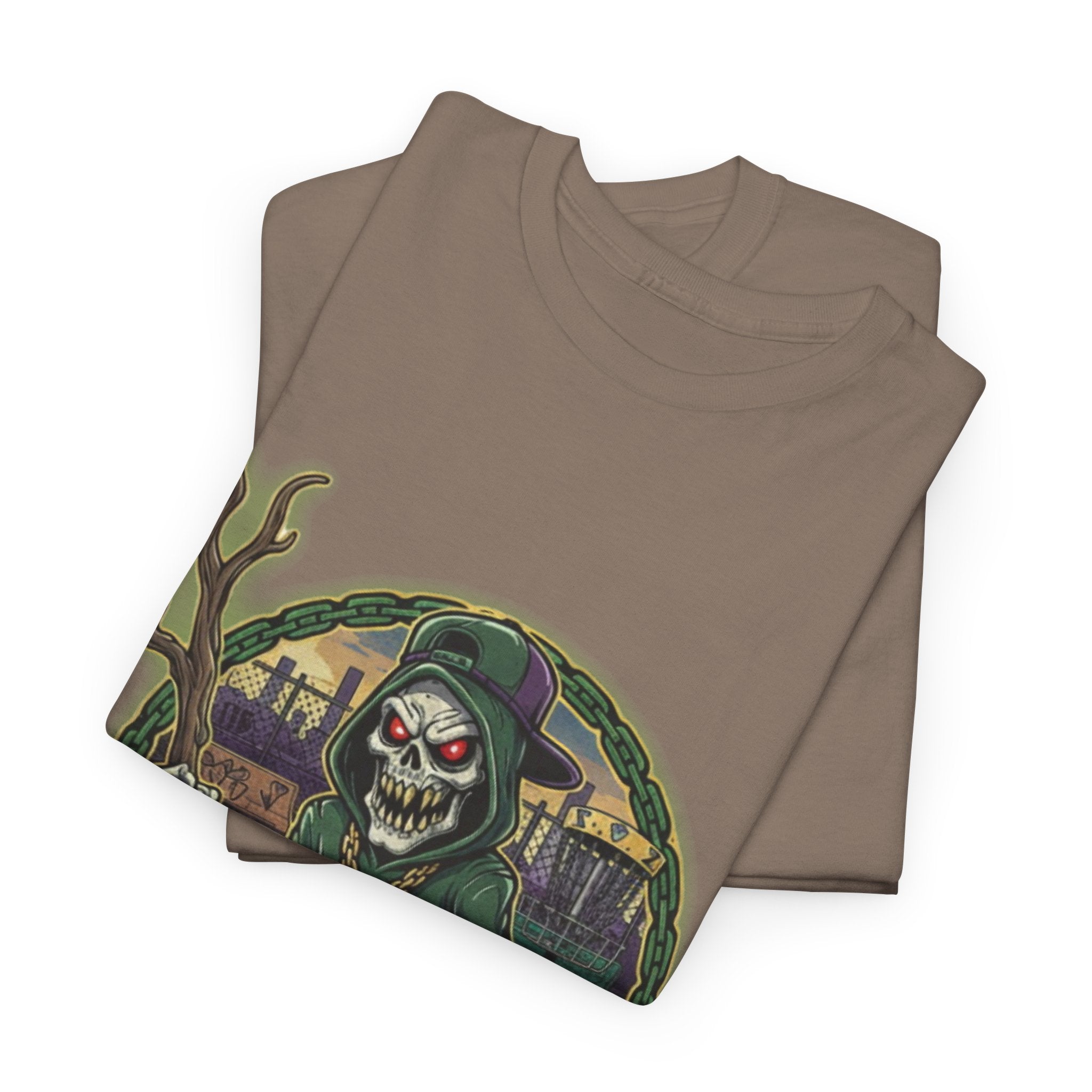 Bogeyman Disc Golf Tee. Unisex Heavy Cotton Tee, Horror T-Shirt, Halloween Costume, Spooky Gift, Graphic Tee for Ghost Lovers, Frolph