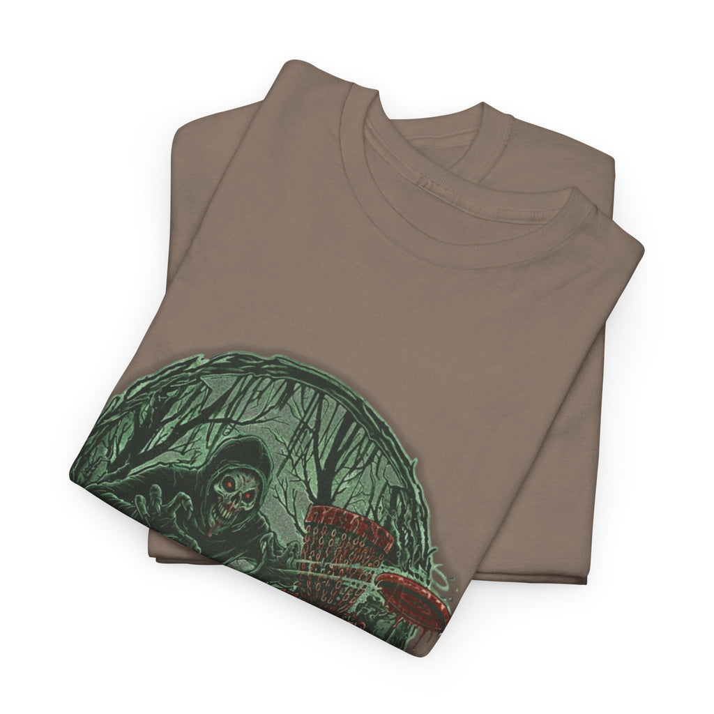 Mystical Bogeyman Disc Golf Tee | Unique Graphic T-Shirt, Halloween Costume, Horror Fans Gift, Unisex Fashion, Spooky Vibe, Casual Wear