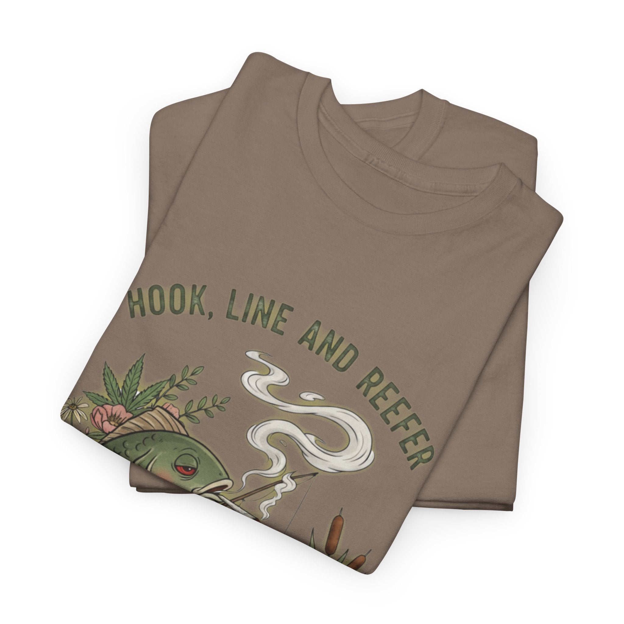Hook, Line and Reefer Stoner Fishing Tee