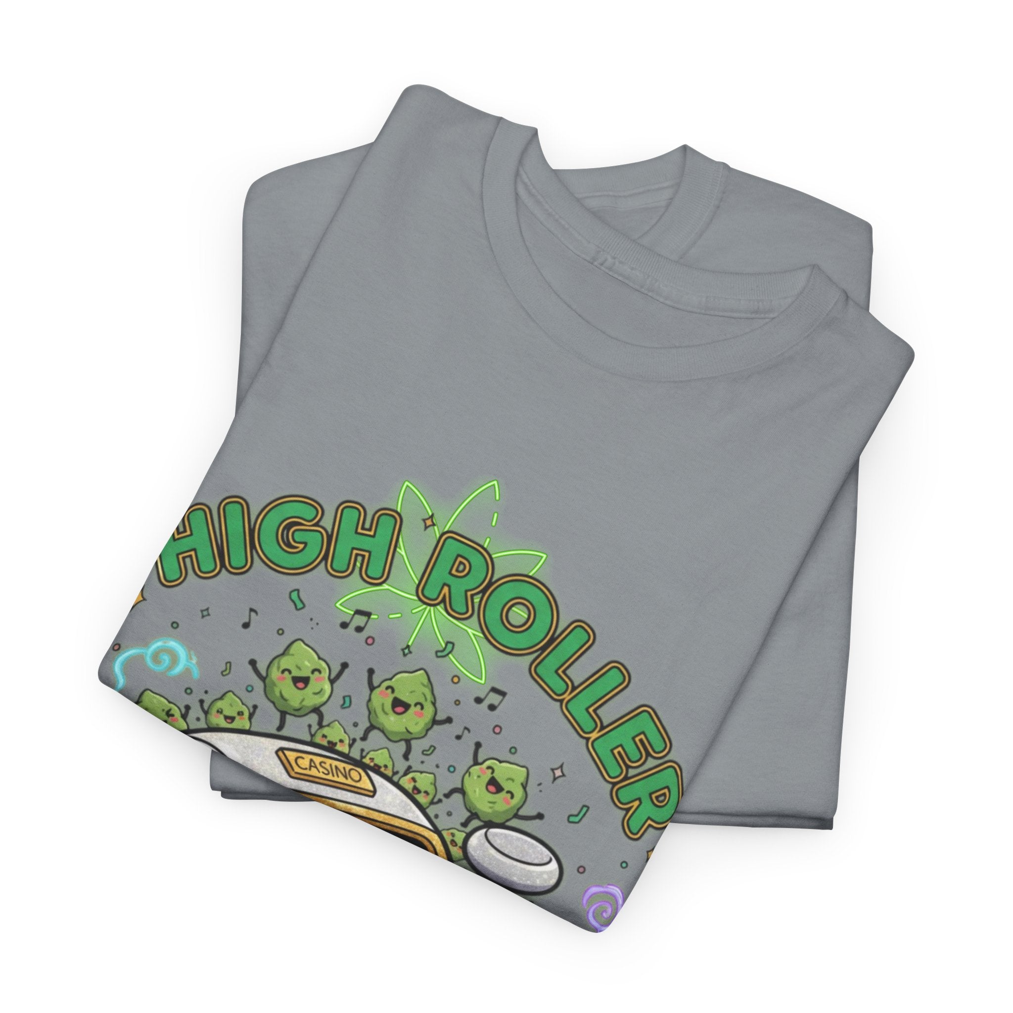 High Roller Stoner Casino Tee | Funny Gambling Humor Shirt