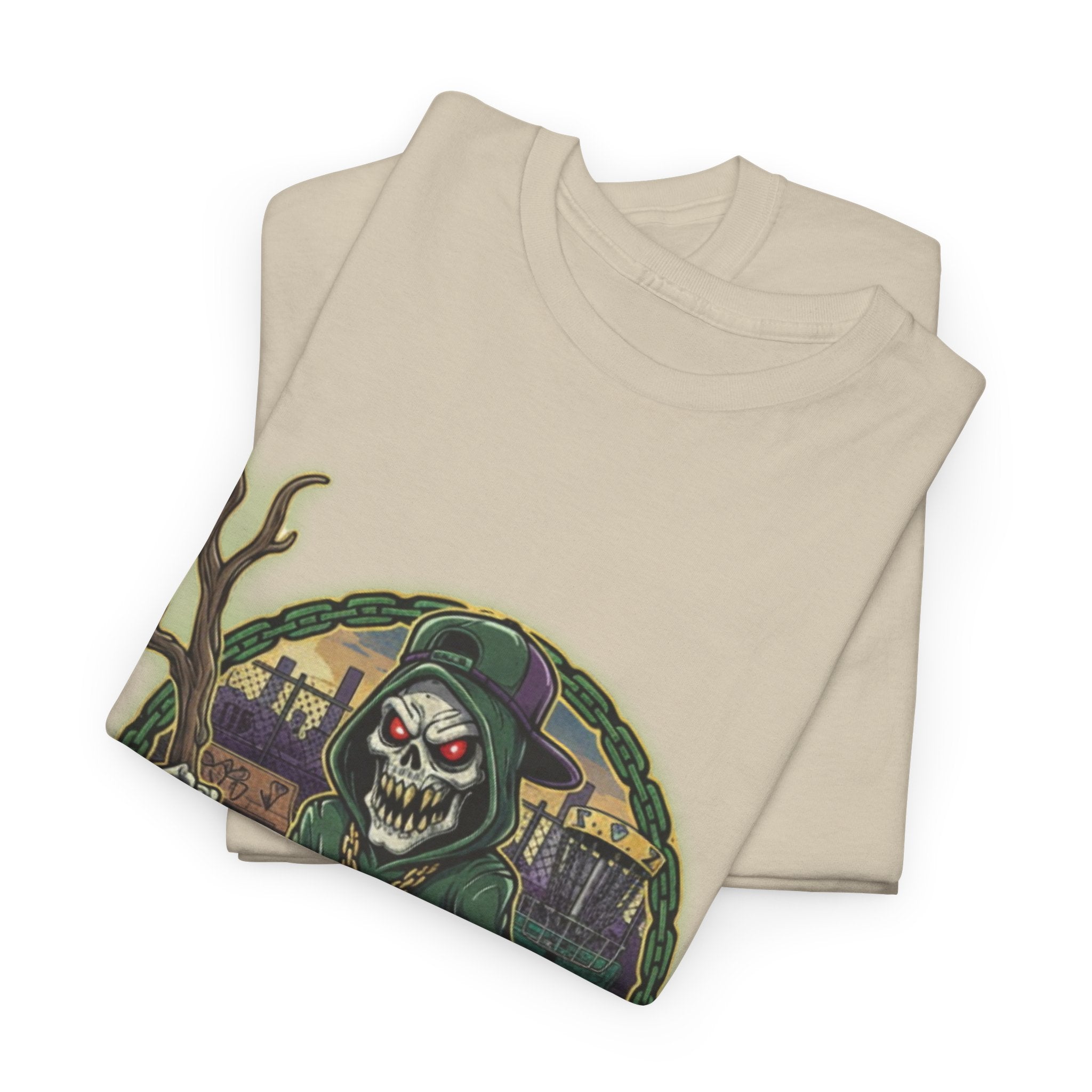 Bogeyman Disc Golf Tee. Unisex Heavy Cotton Tee, Horror T-Shirt, Halloween Costume, Spooky Gift, Graphic Tee for Ghost Lovers, Frolph