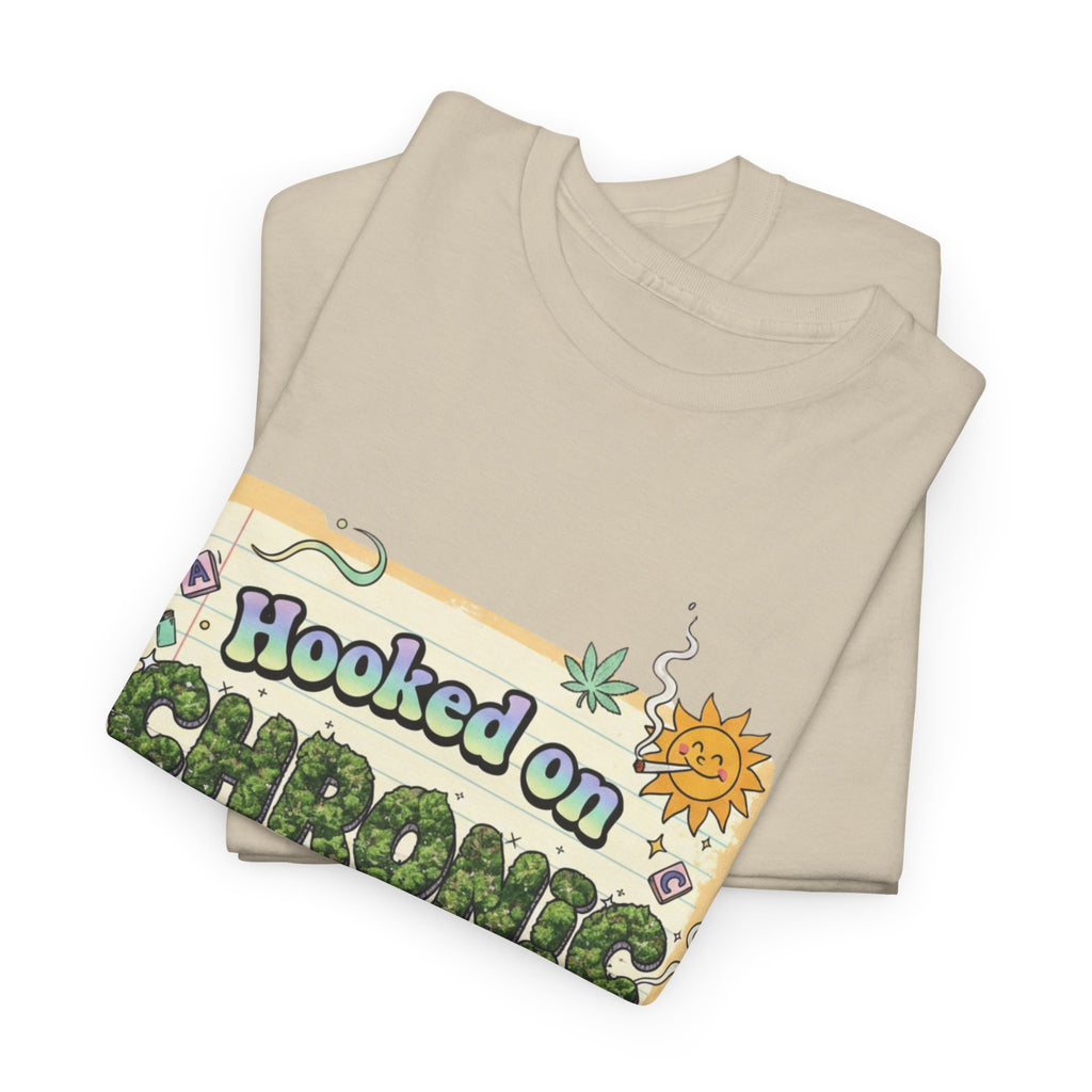 Hooked On Chronic 80's Nostalgia Stoner Parody Tee