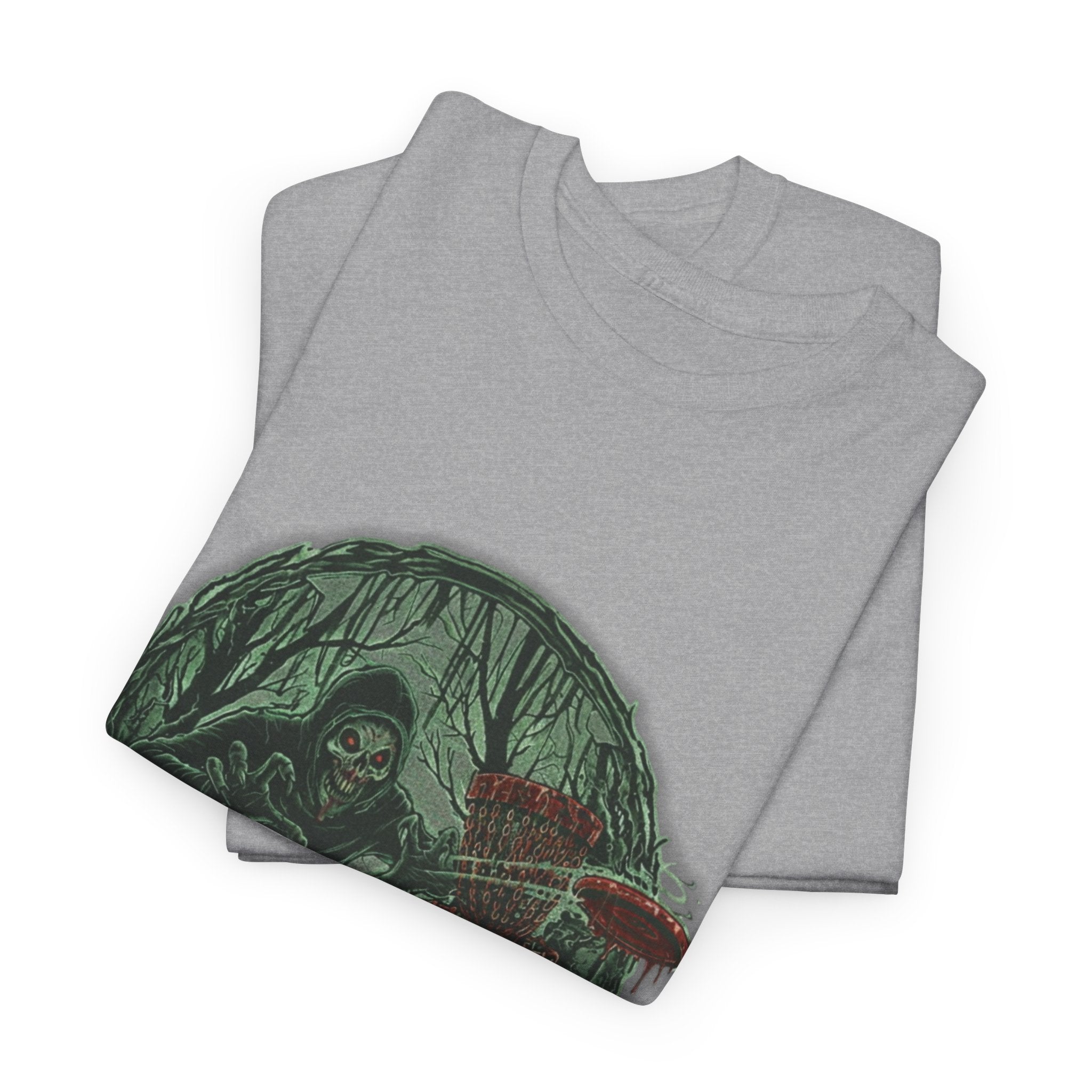 Mystical Bogeyman Disc Golf Tee | Unique Graphic T-Shirt, Halloween Costume, Horror Fans Gift, Unisex Fashion, Spooky Vibe, Casual Wear