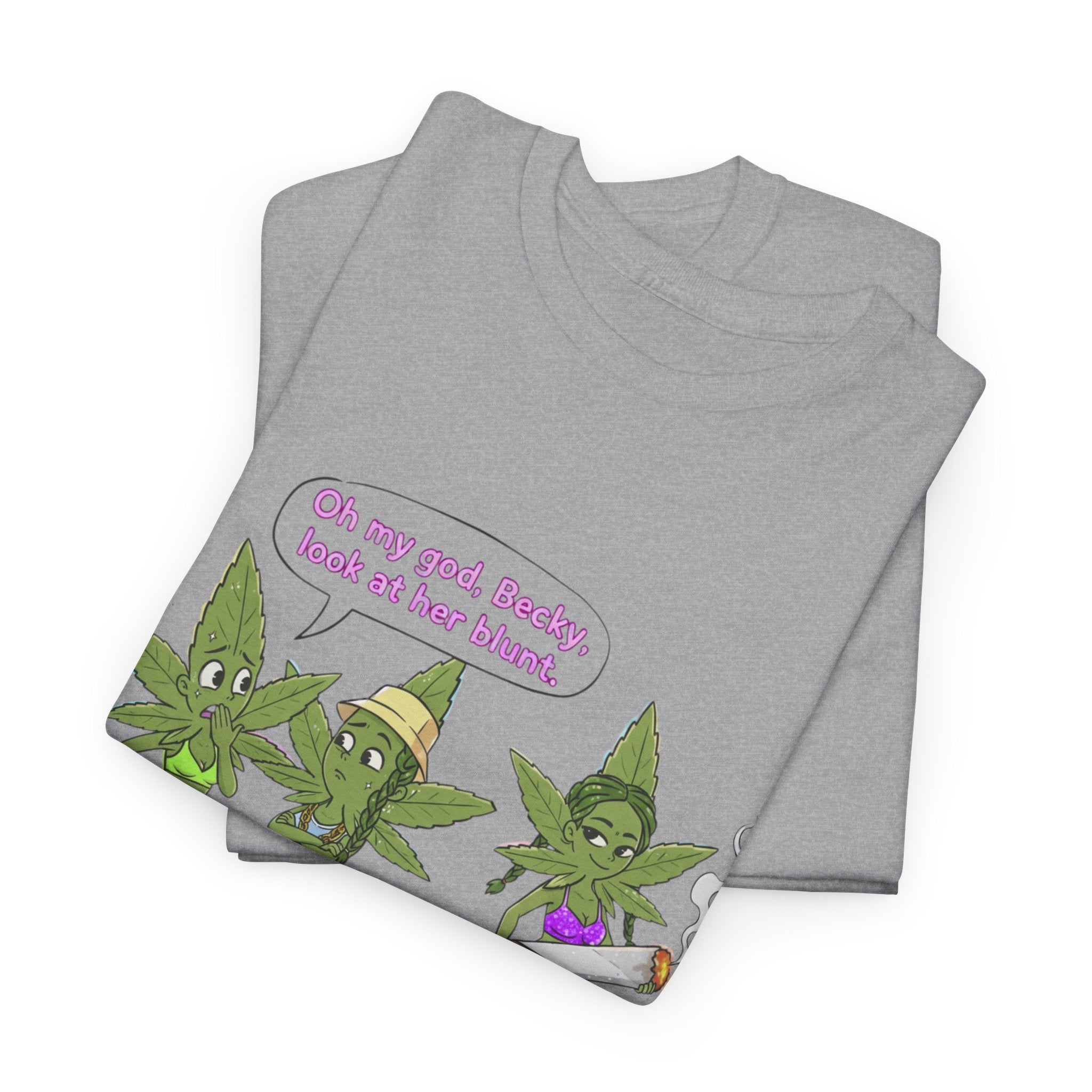 Look at her Blunt- Parody Weed Stoner Hip Hop Tee, Funny 90s Shirt