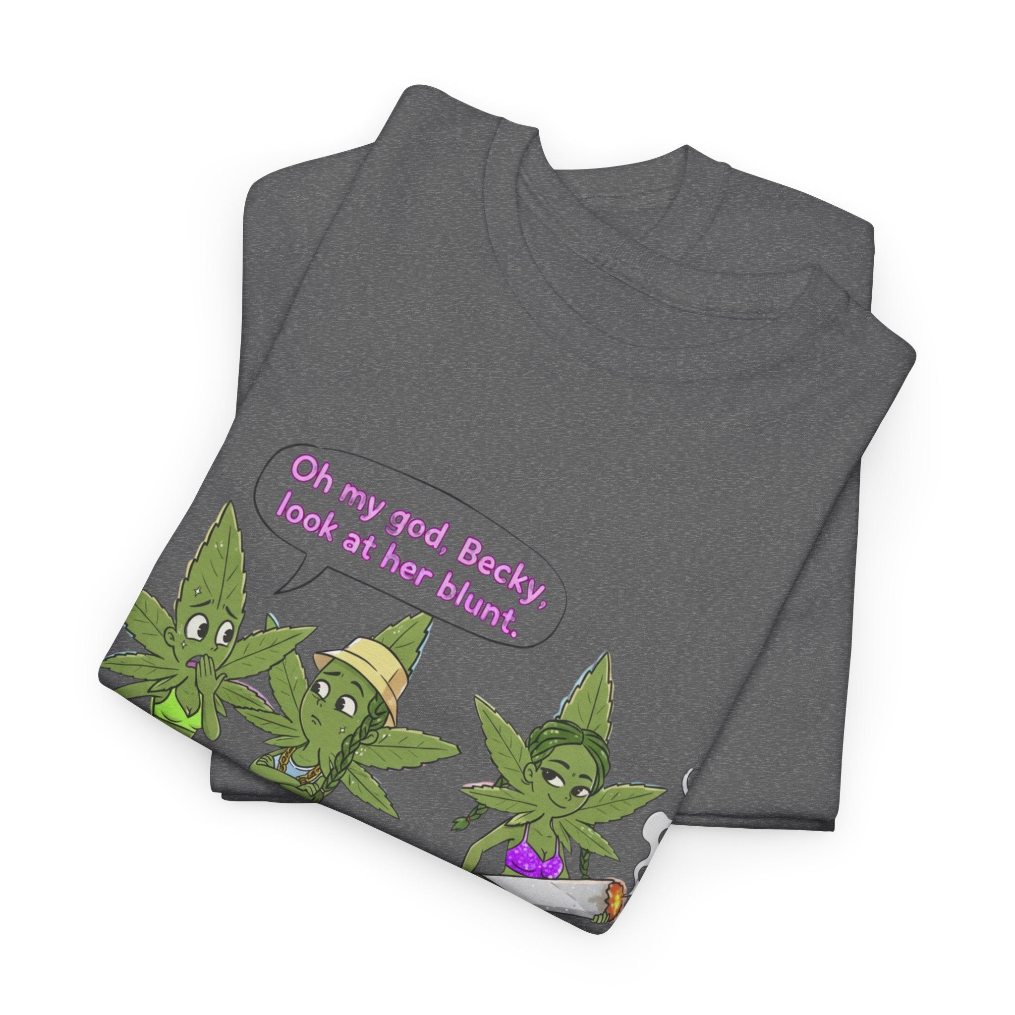 Look at her Blunt- Parody Weed Stoner Hip Hop Tee, Funny 90s Shirt