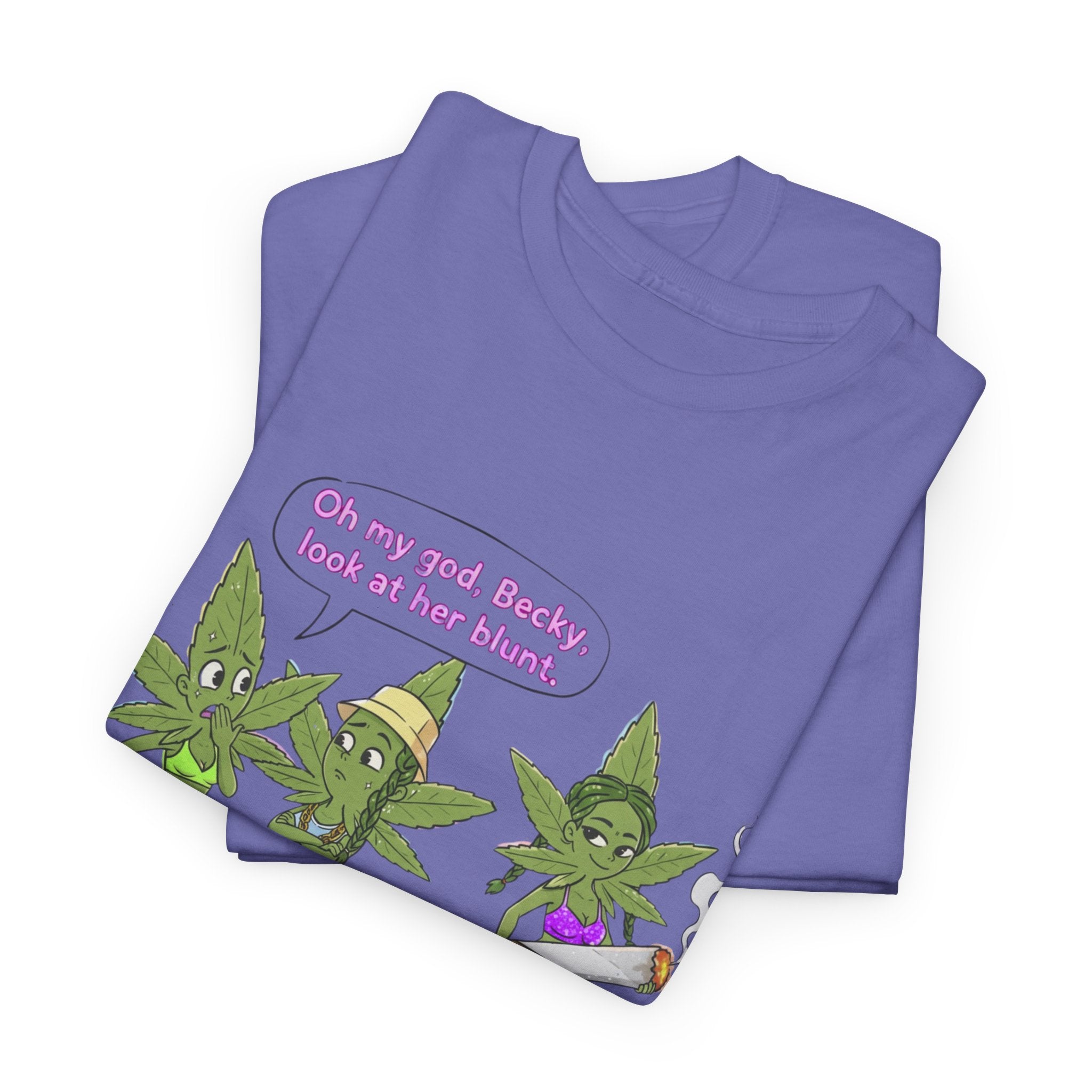 Look at her Blunt- Parody Weed Stoner Hip Hop Tee, Funny 90s Shirt