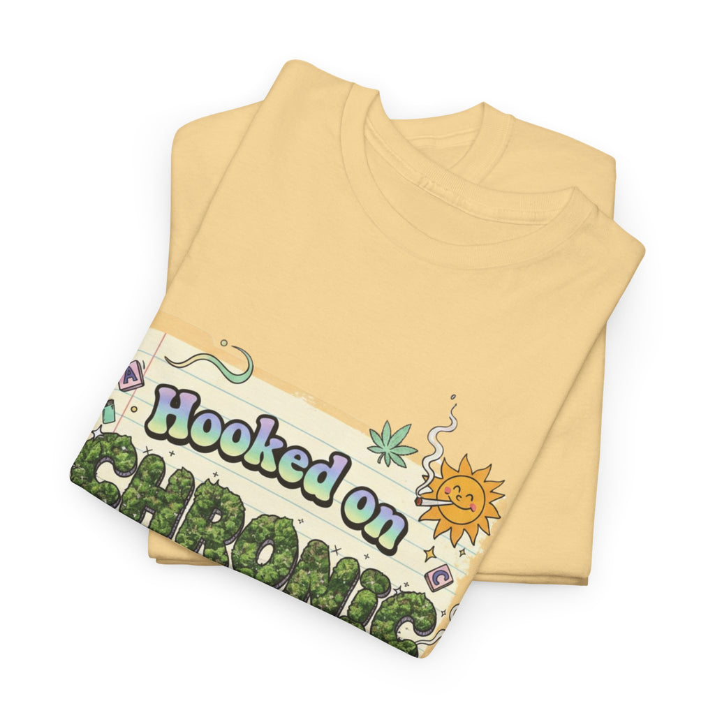 Hooked On Chronic 80's Nostalgia Stoner Parody Tee