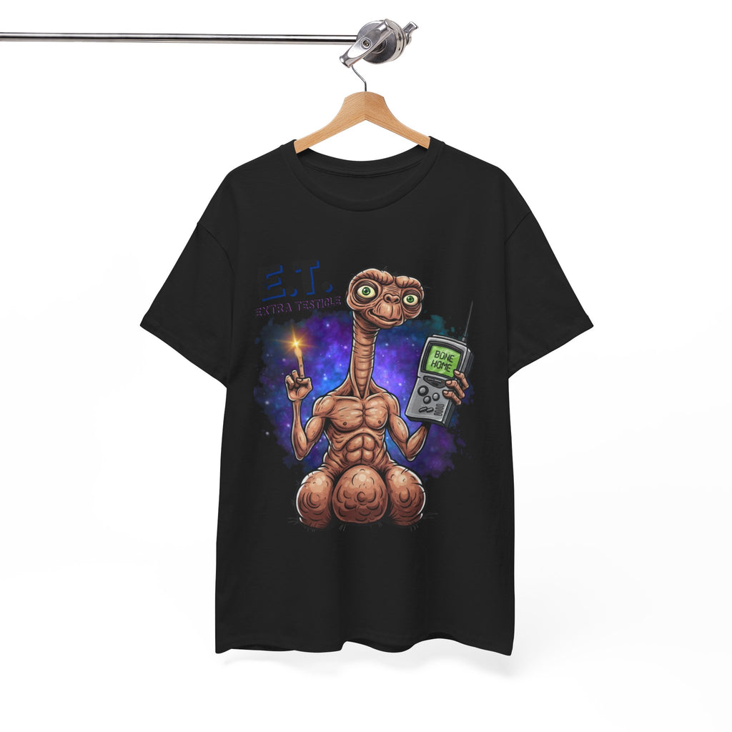 Retro Nostalgic Alien Illustration Tee | Sci-Fi Space Shirt