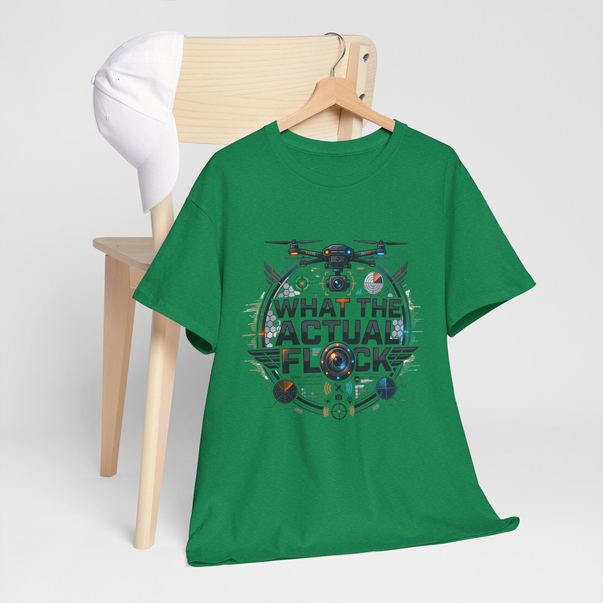 Drone ‘What The Actual Flock’ Tee — Funny Drone Pilot Shirt